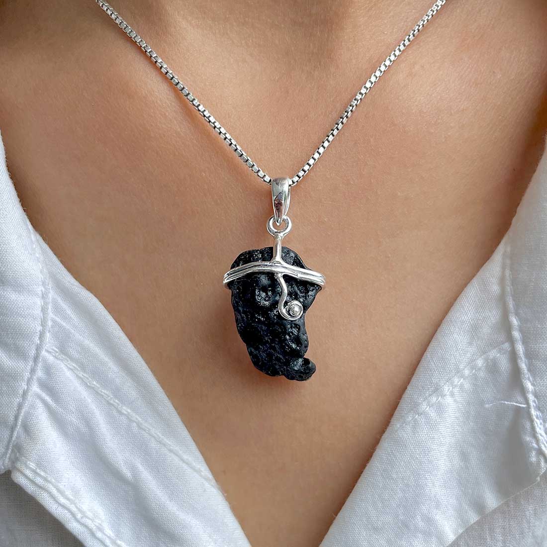 Tektite Pendant-(TKT-P-52.)