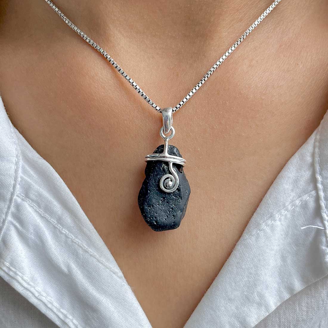 Tektite Pendant-(TKT-P-55.)