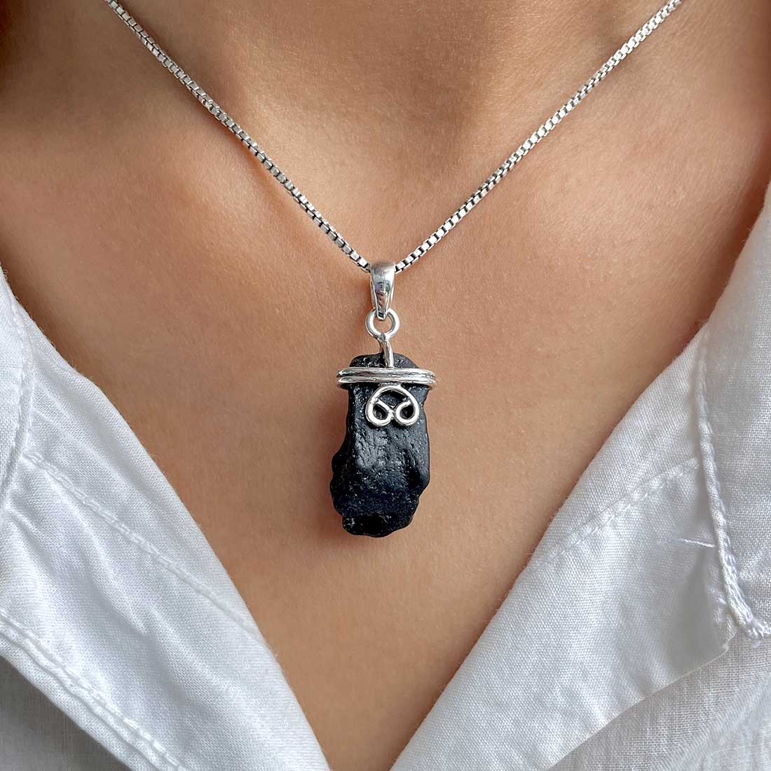 Tektite Pendant-(TKT-P-64.)