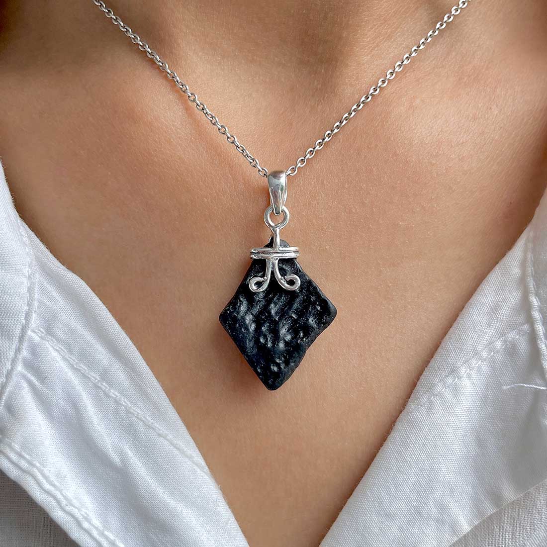 Tektite Pendant-(TKT-P-65.)