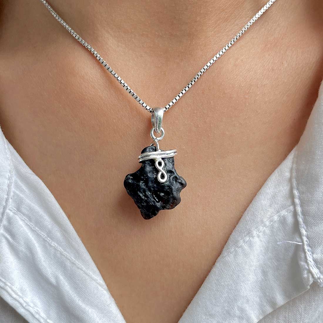 Tektite Pendant-(TKT-P-67.)