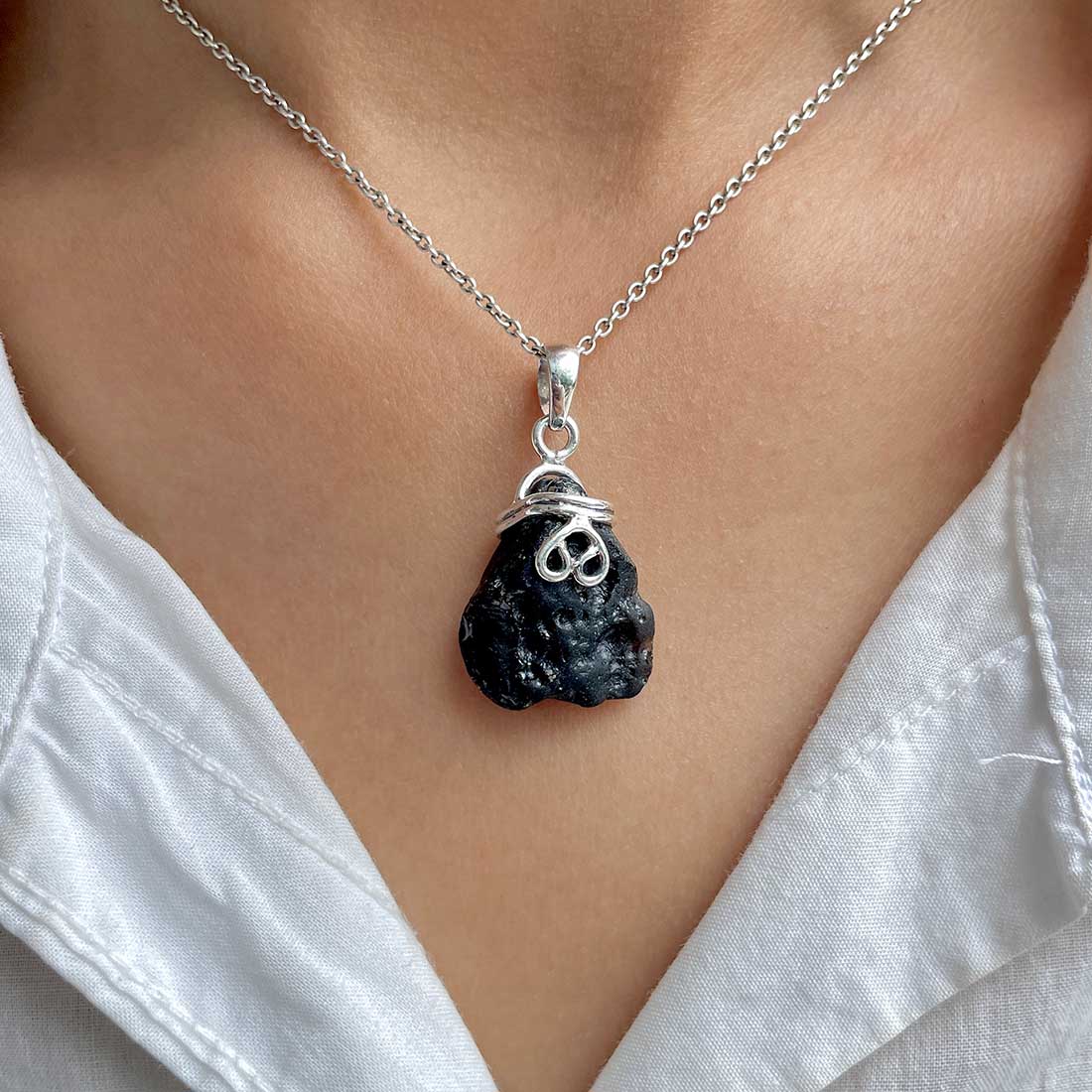 Tektite Pendant-(TKT-P-68.)