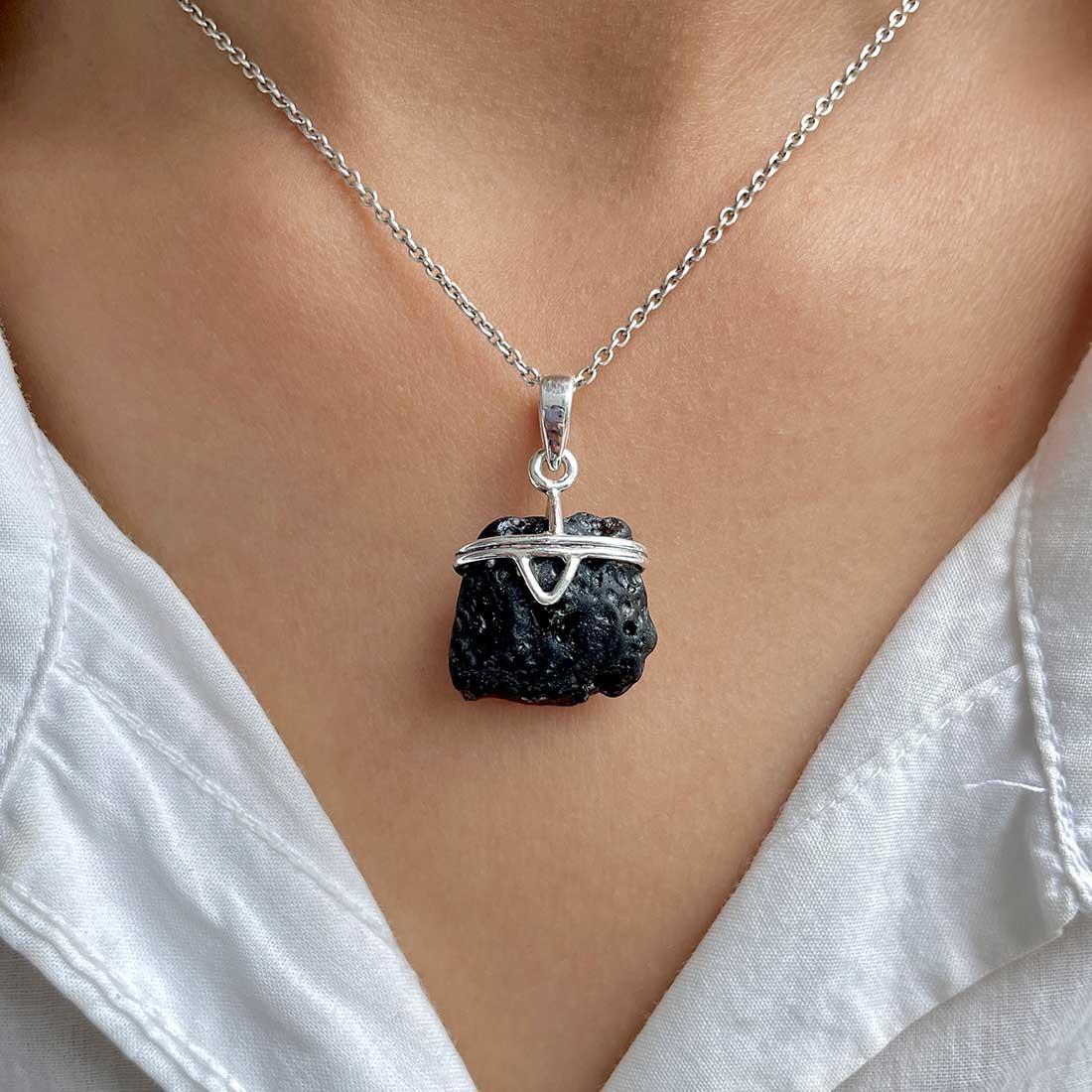 Tektite Pendant-(TKT-P-71.)