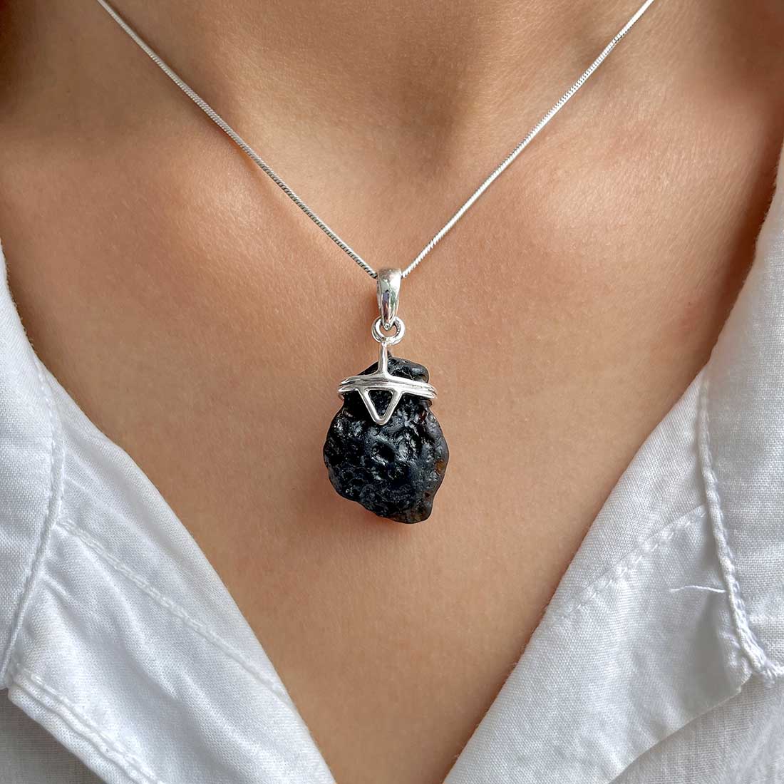 Tektite Pendant-(TKT-P-72.)