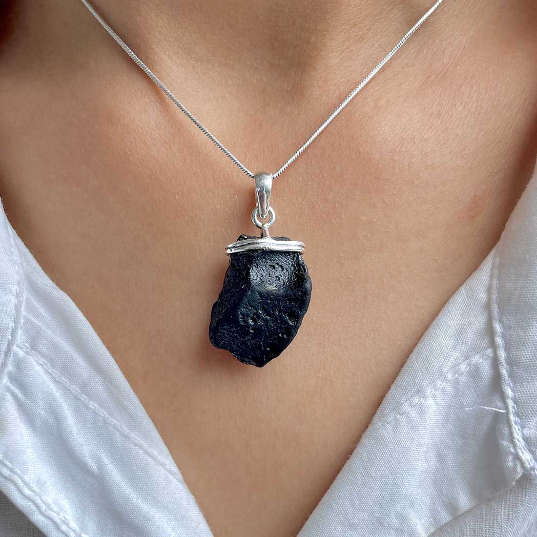 Tektite Pendant-(TKT-P-74.)