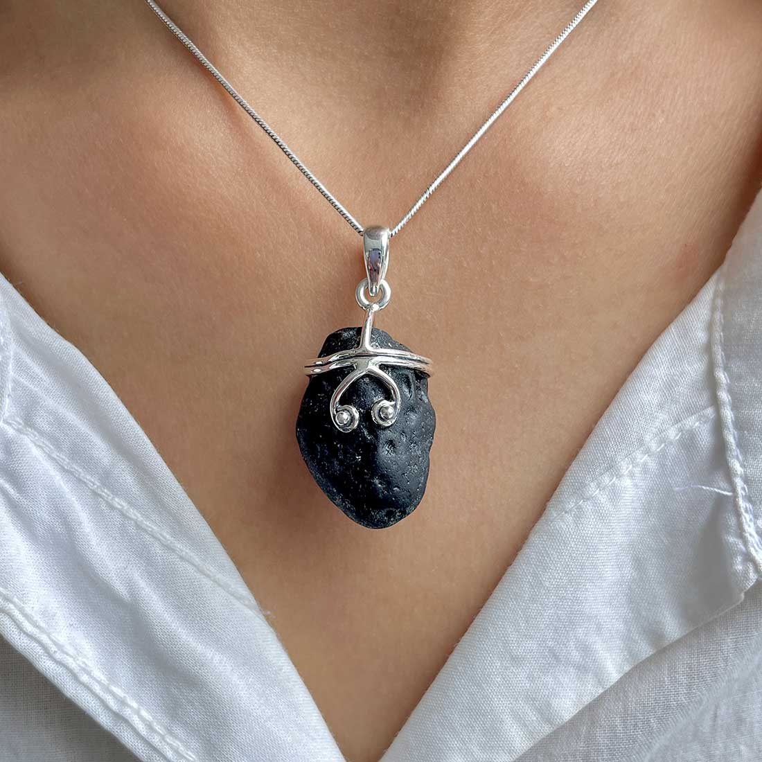 Tektite Pendant-(TKT-P-80.)