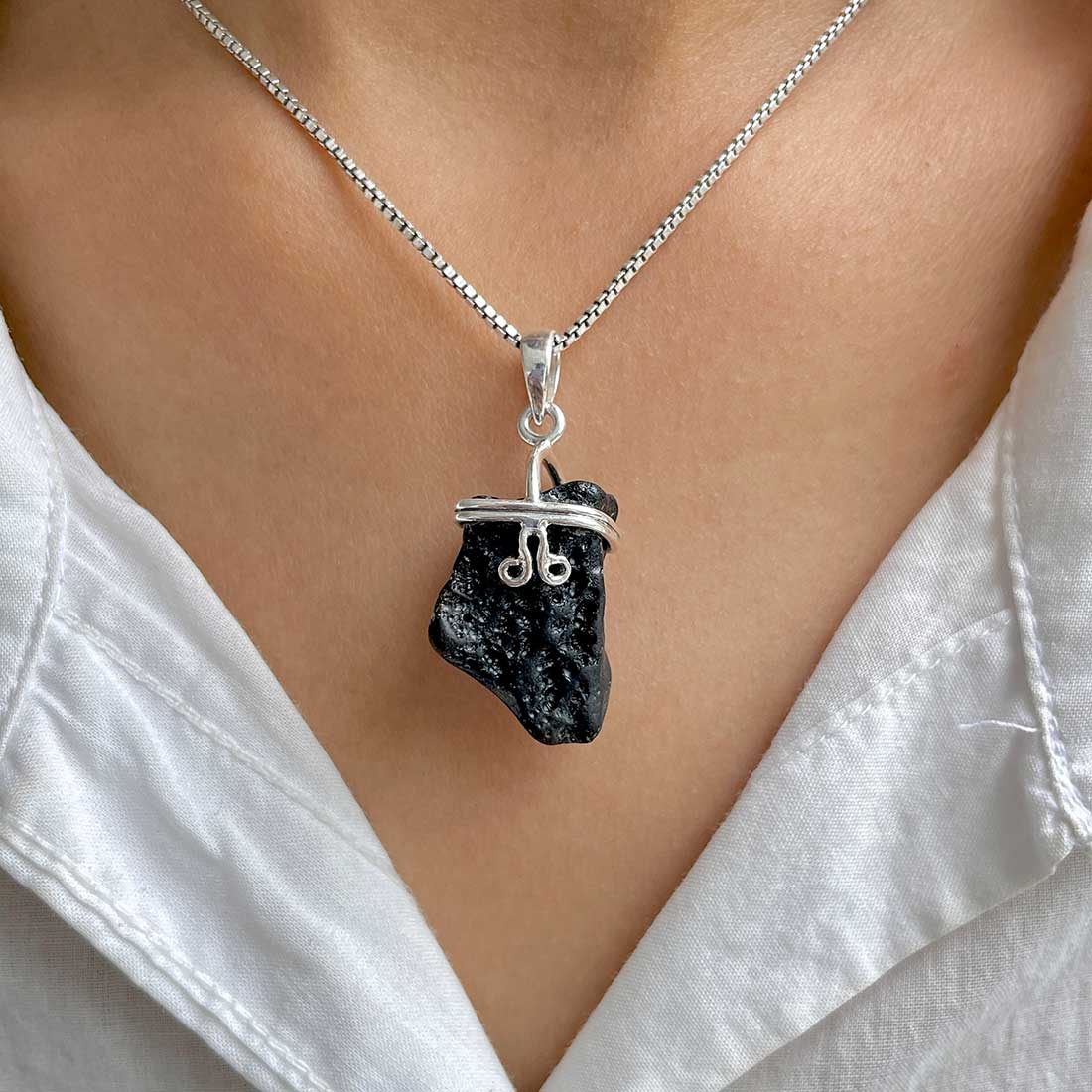 Tektite Pendant-(TKT-P-84.)