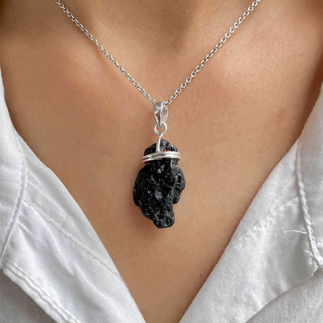 Tektite Pendant-(TKT-P-85.)