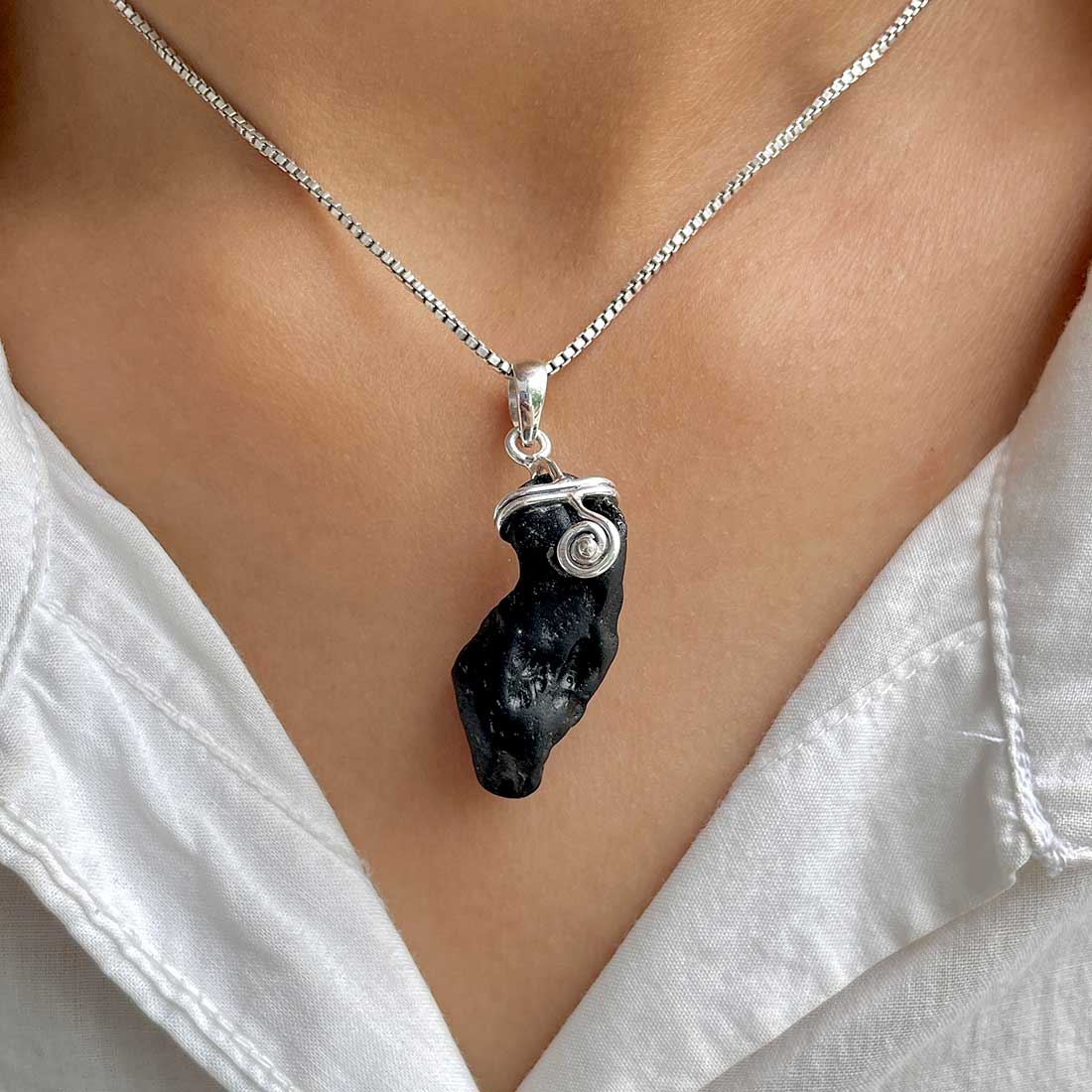 Tektite Pendant-(TKT-P-87.)