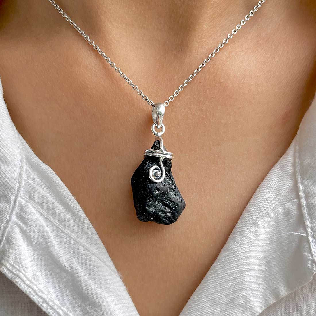 Tektite Pendant-(TKT-P-88.)