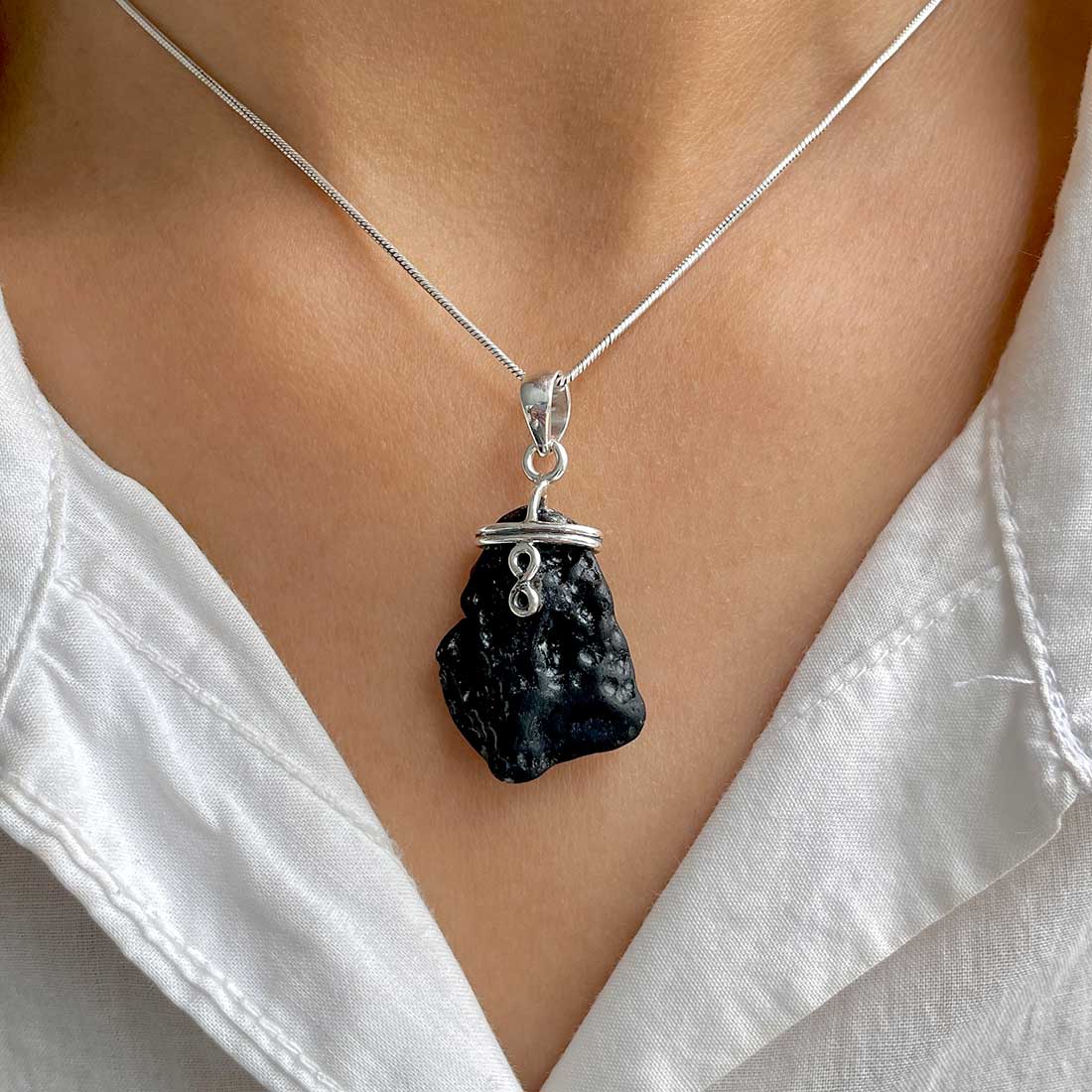 Tektite Pendant-(TKT-P-89.)