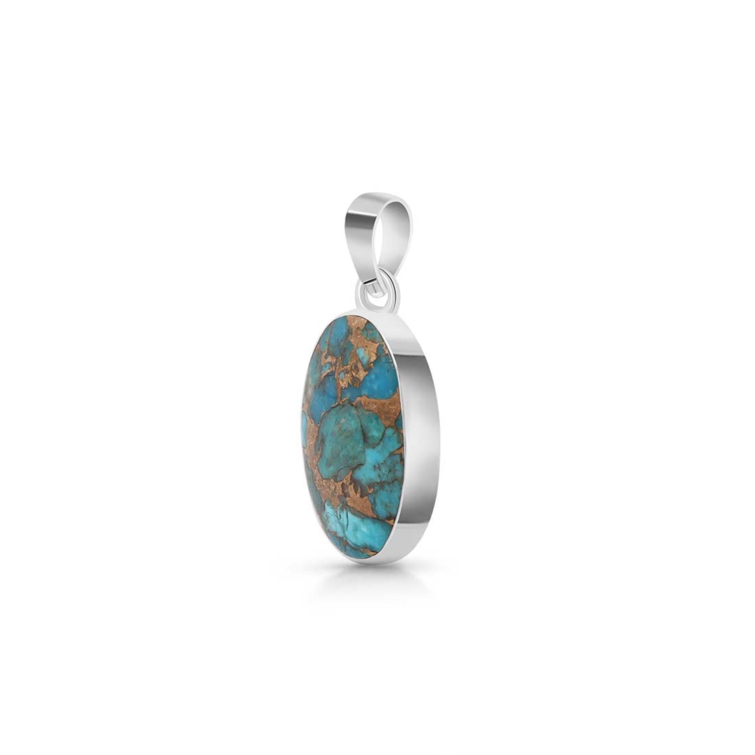 Turquoise (Copper) Pendant-(TRC-P-30.)