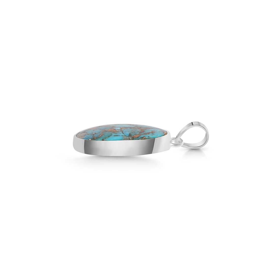 Mojave Copper Turquoise Pendant-(TRC-P-33.)