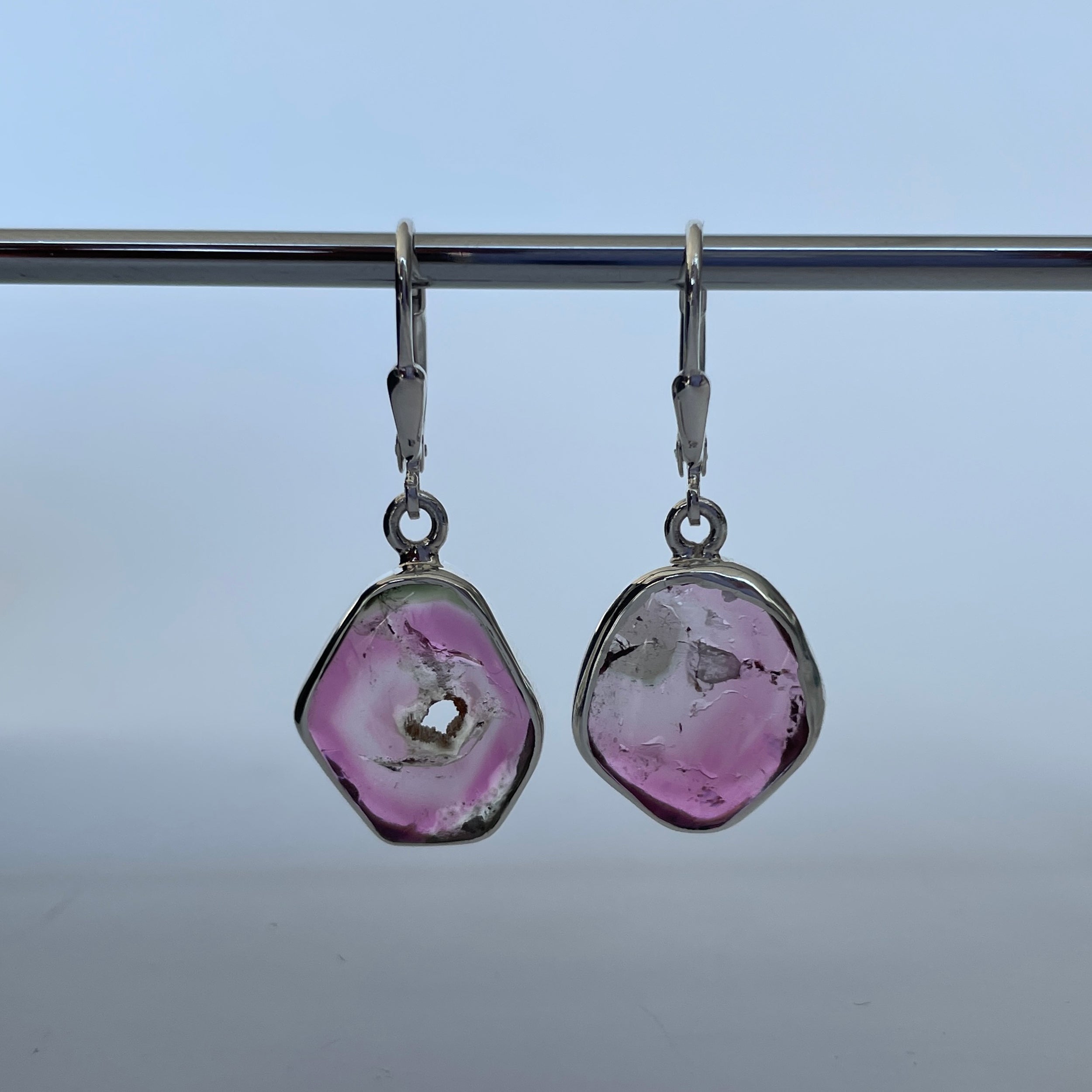 Watermelon Tourmaline Earring-(TRM-E-78.)