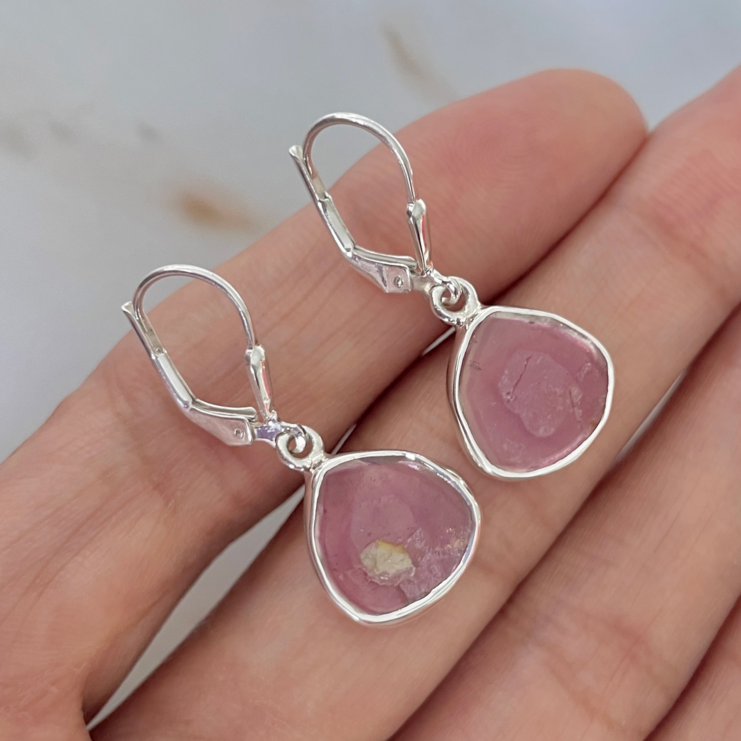 Watermelon Tourmaline Earring-(TRM-E-86.)