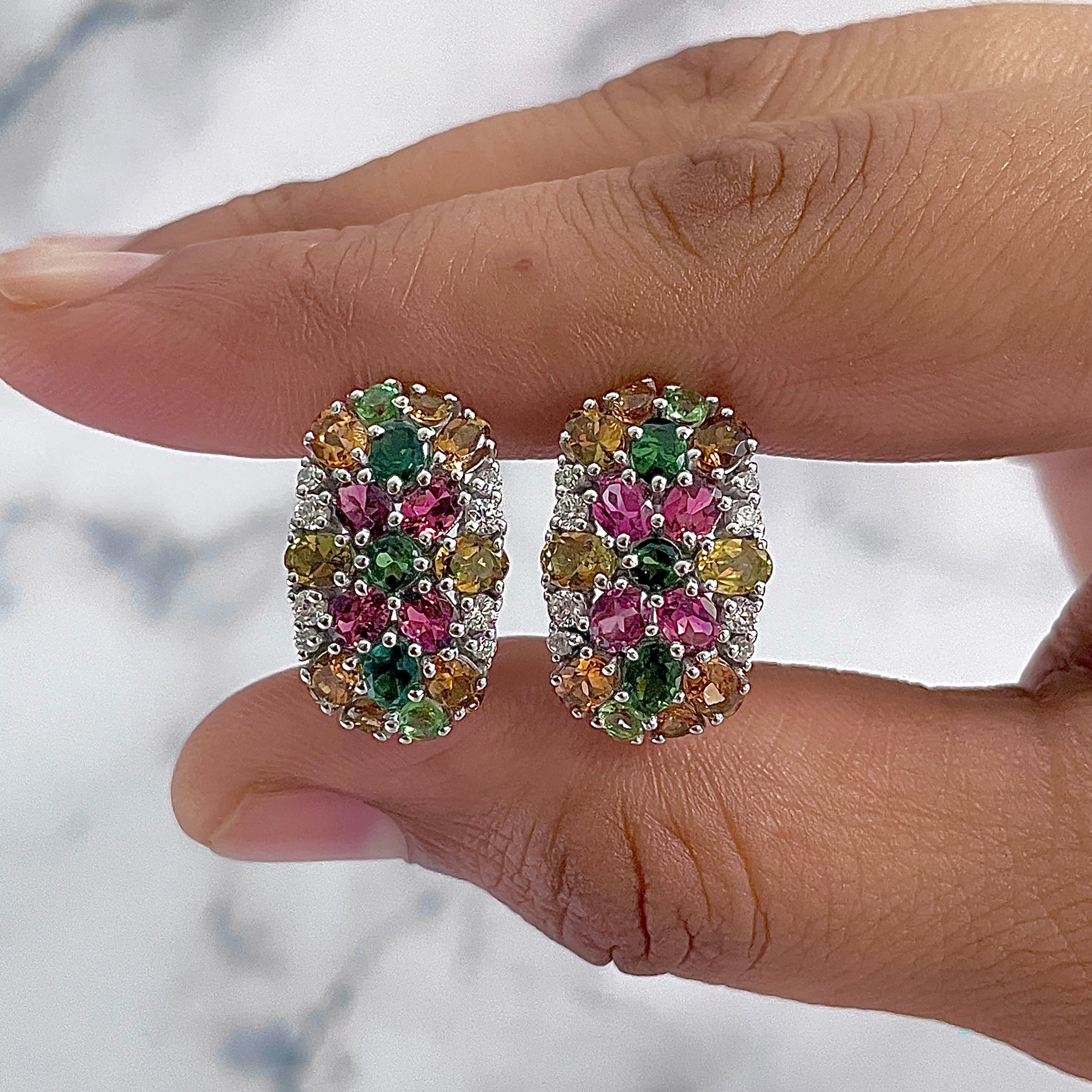 Tourmaline Earring-(TRM-RDE-937.)