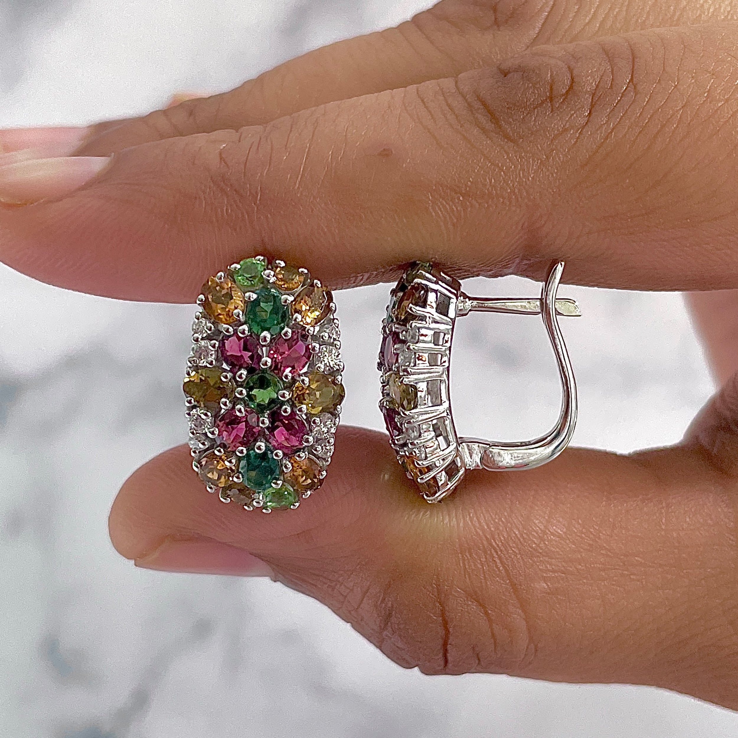 Tourmaline Earring-(TRM-RDE-937.)