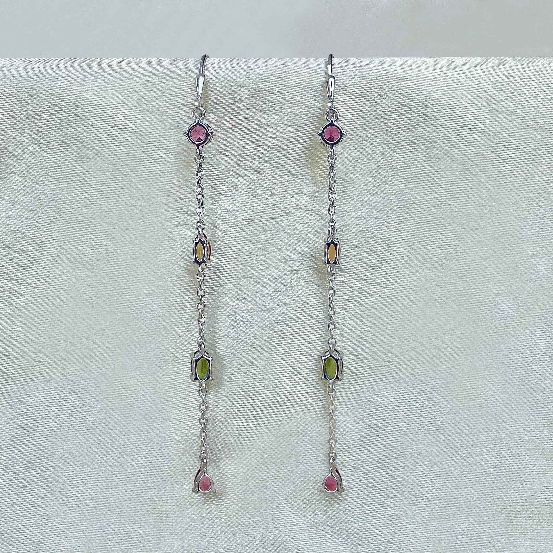 Tourmaline Leverback Earring-(TRM-SE-1310.)