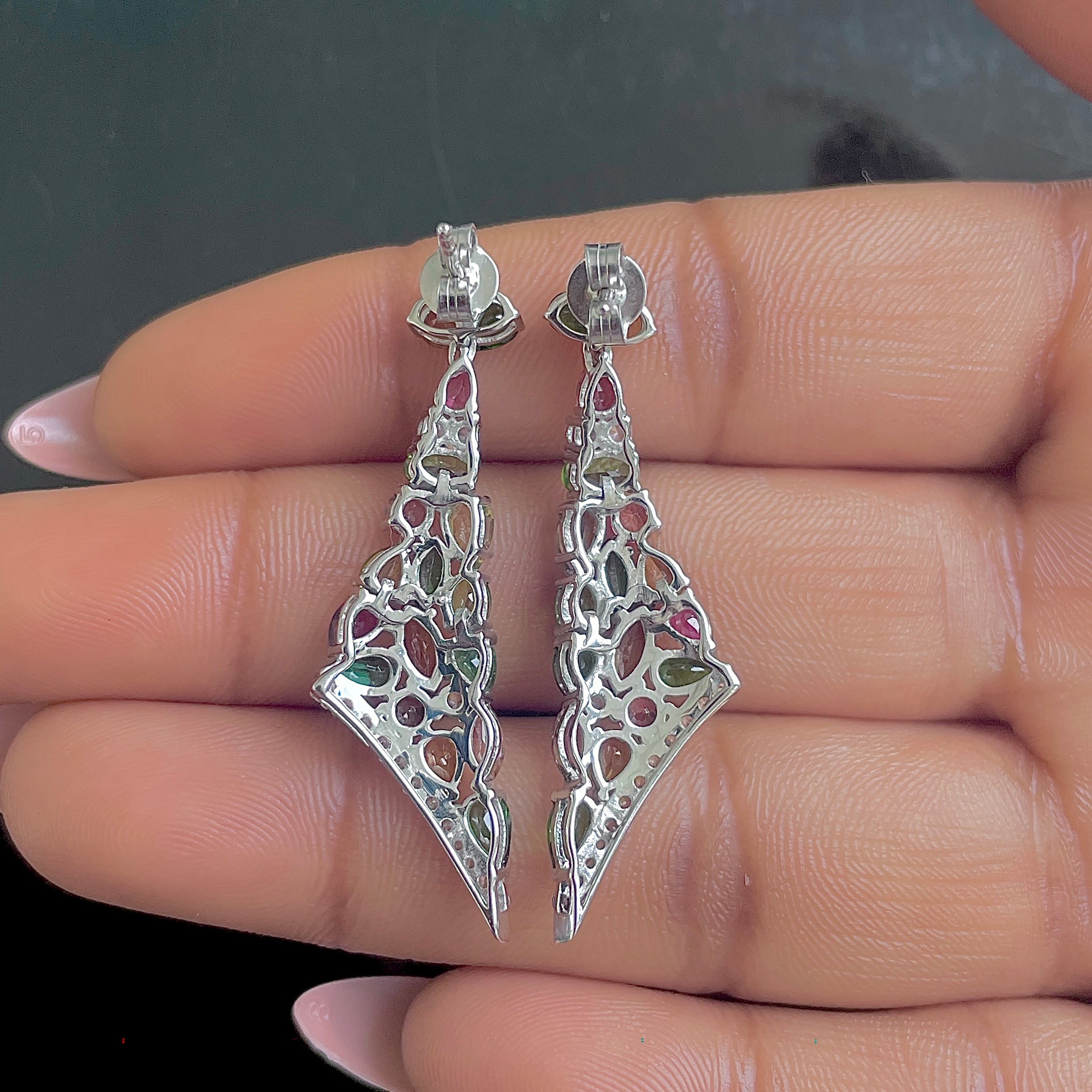 Tourmaline Earring-(TRM-RDE-921.)