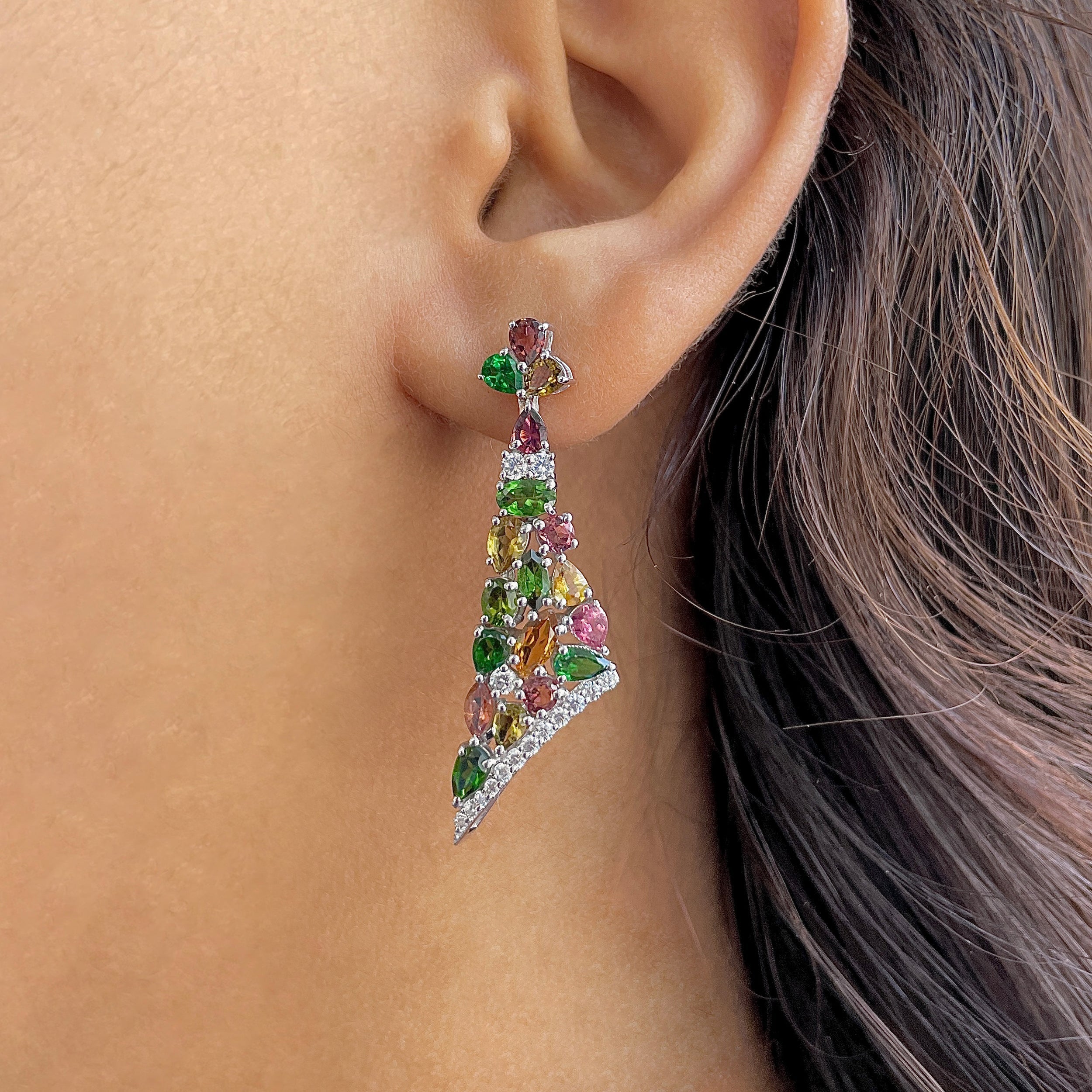 Tourmaline Earring-(TRM-RDE-921.)