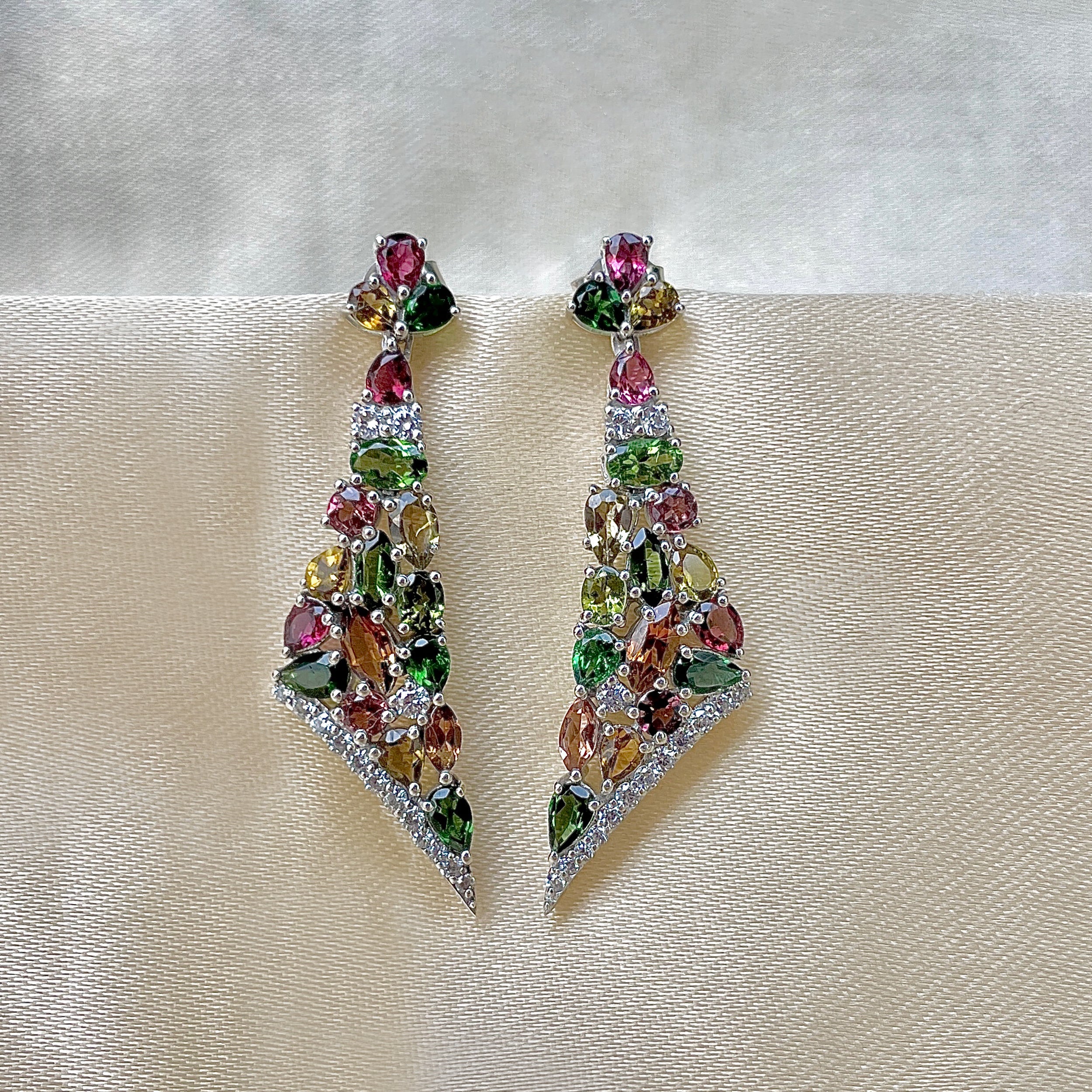 Tourmaline Earring-(TRM-RDE-921.)