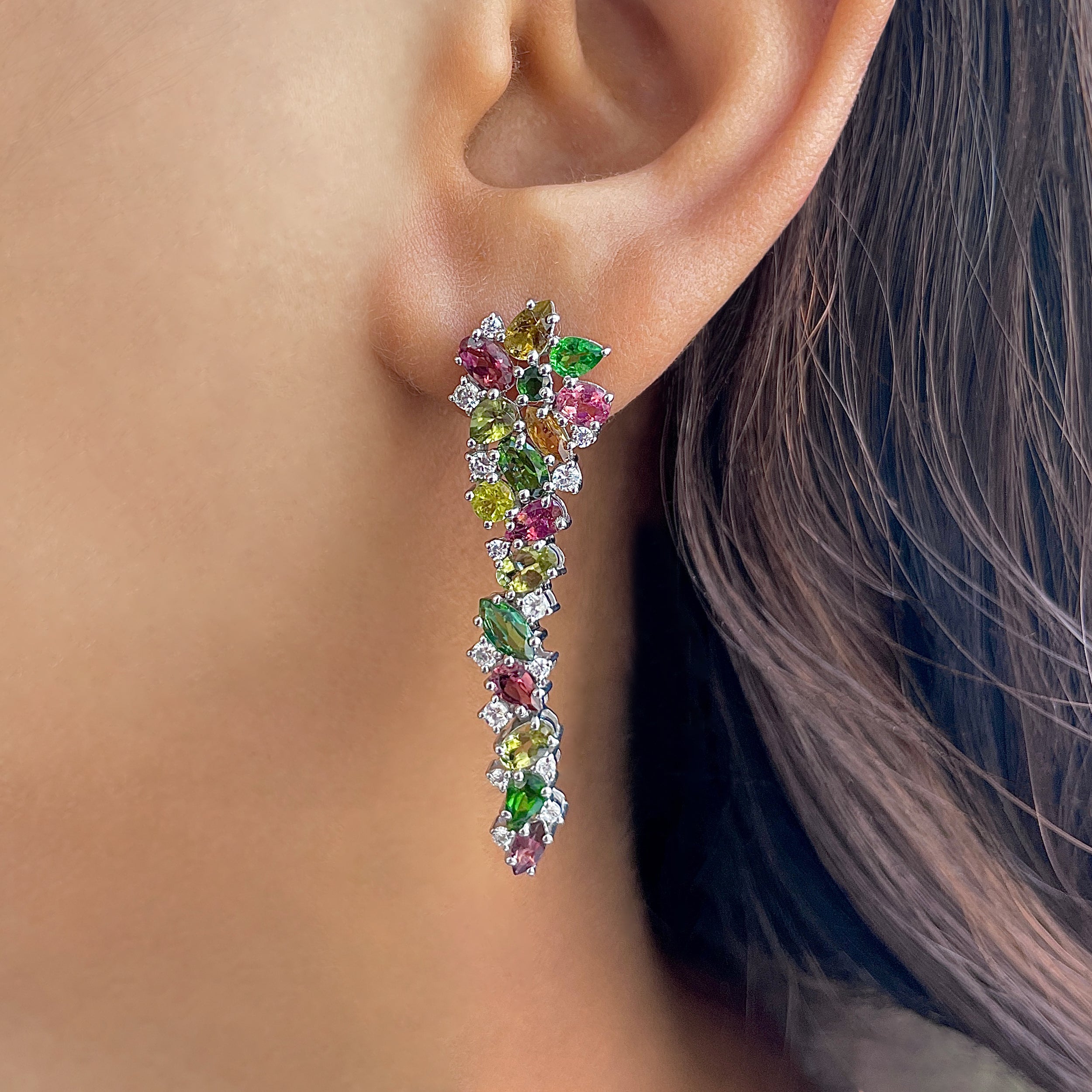 Tourmaline Earring-(TRM-RDE-923.)
