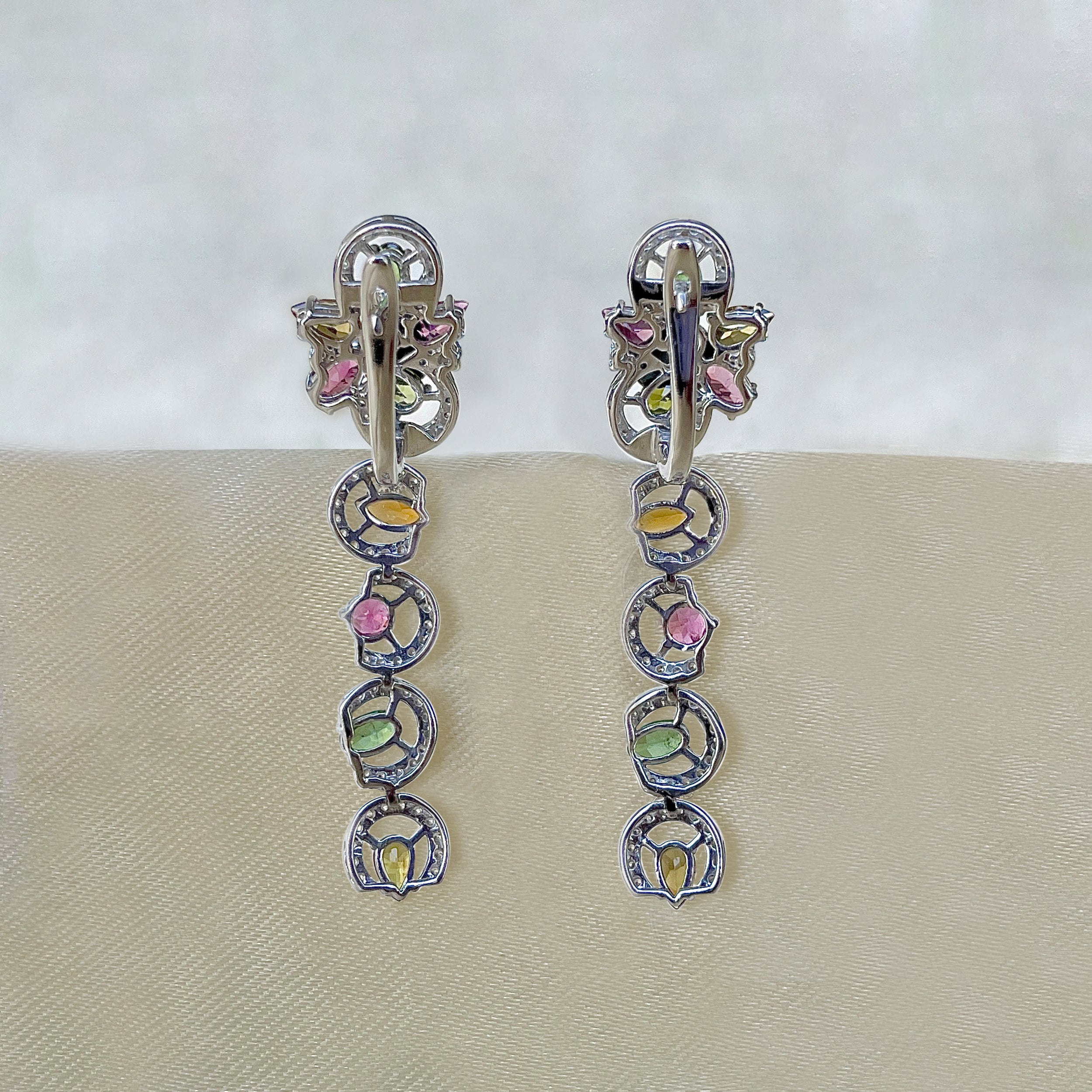 Tourmaline Earring-(TRM-RDE-925.)