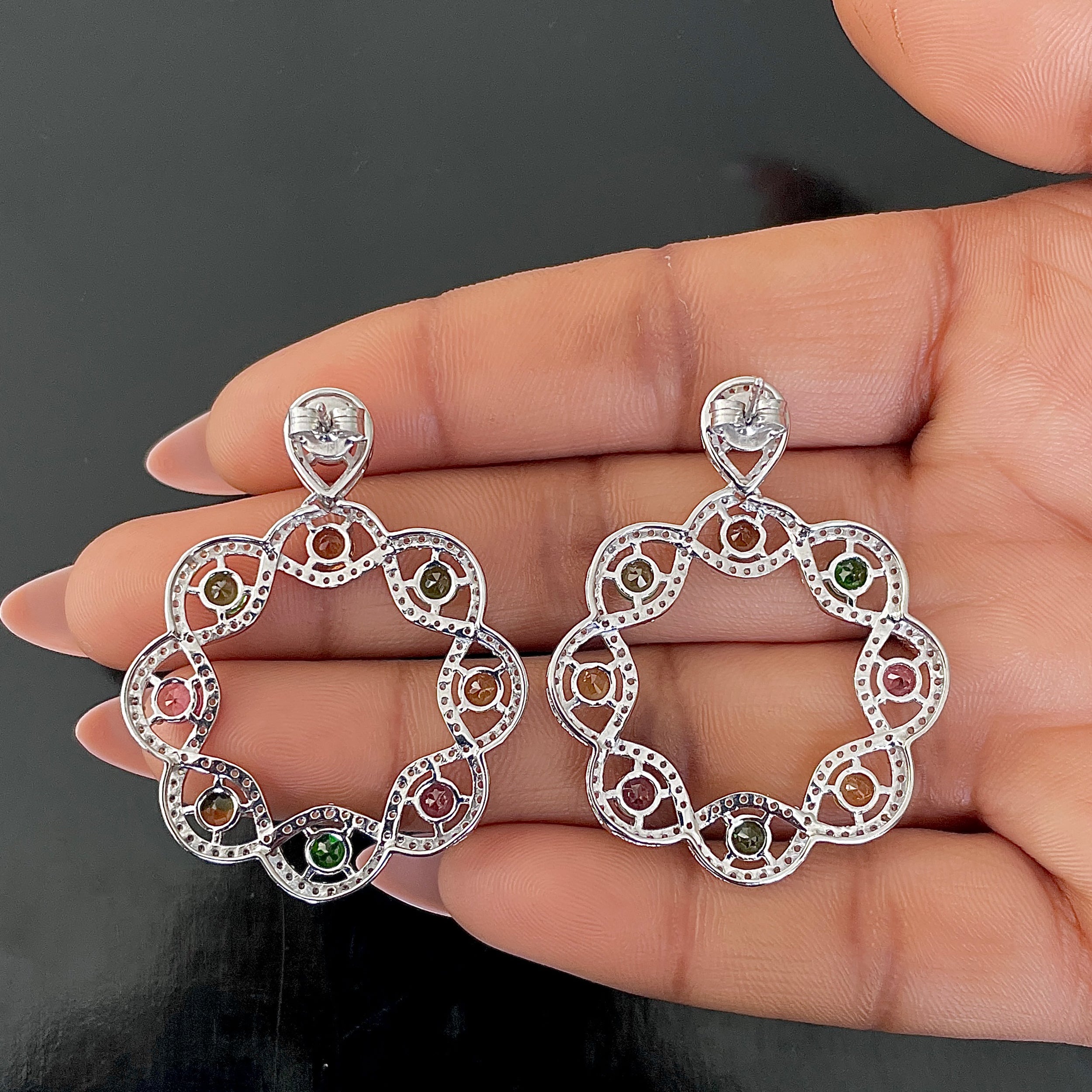 Tourmaline Earring-(TRM-RDE-927.)