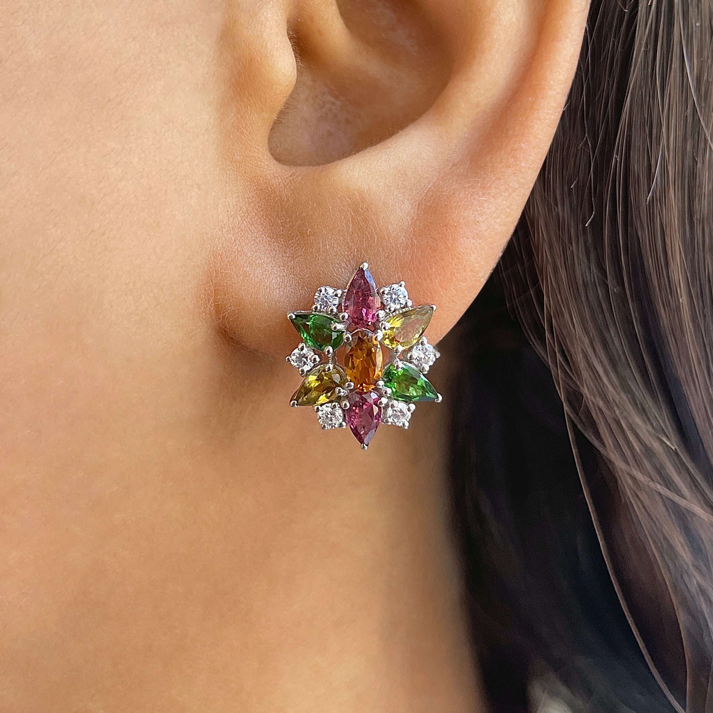 Tourmaline Earring-(TRM-RDE-928.)