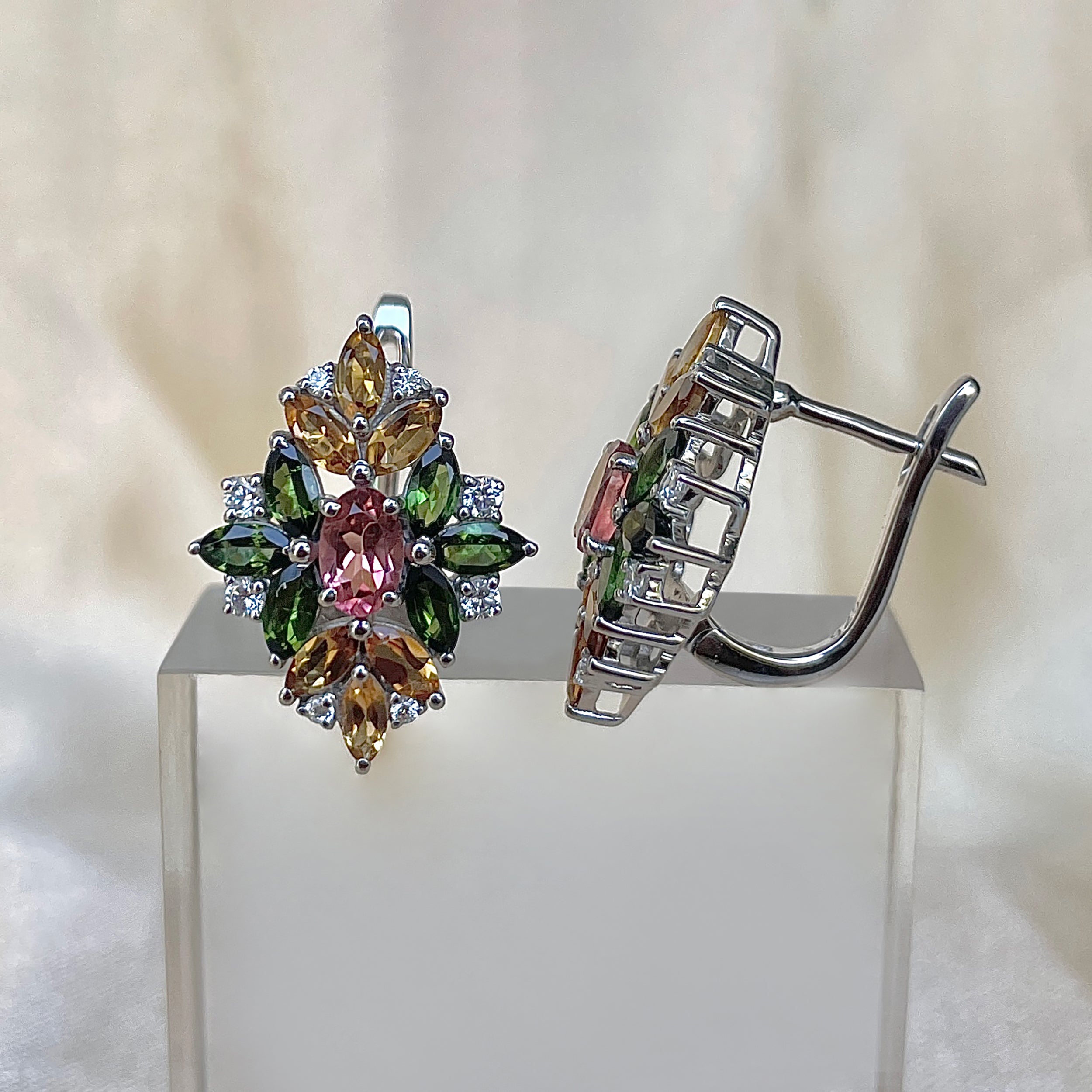 Tourmaline Earring-(TRM-RDE-930.)