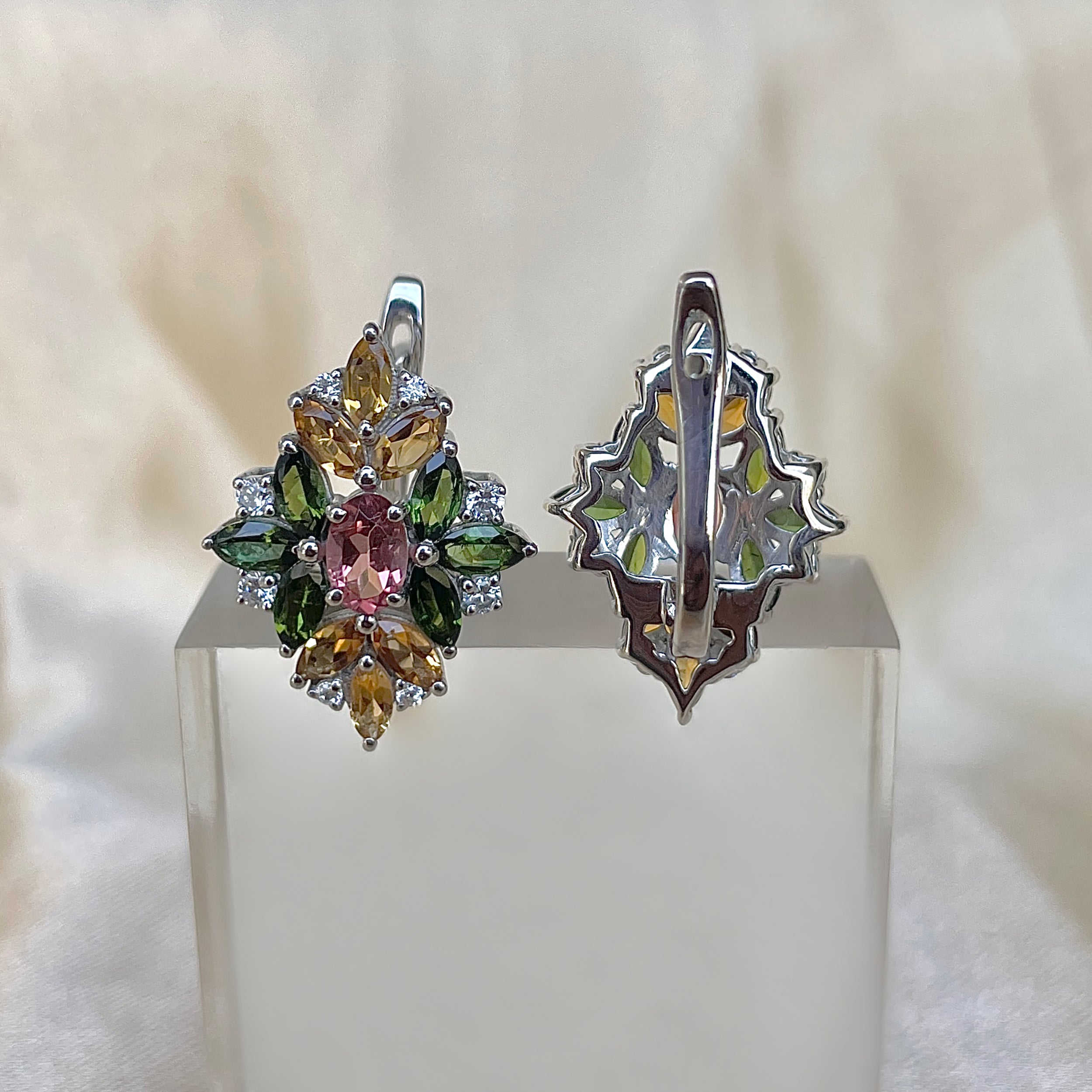 Tourmaline Earring-(TRM-RDE-930.)