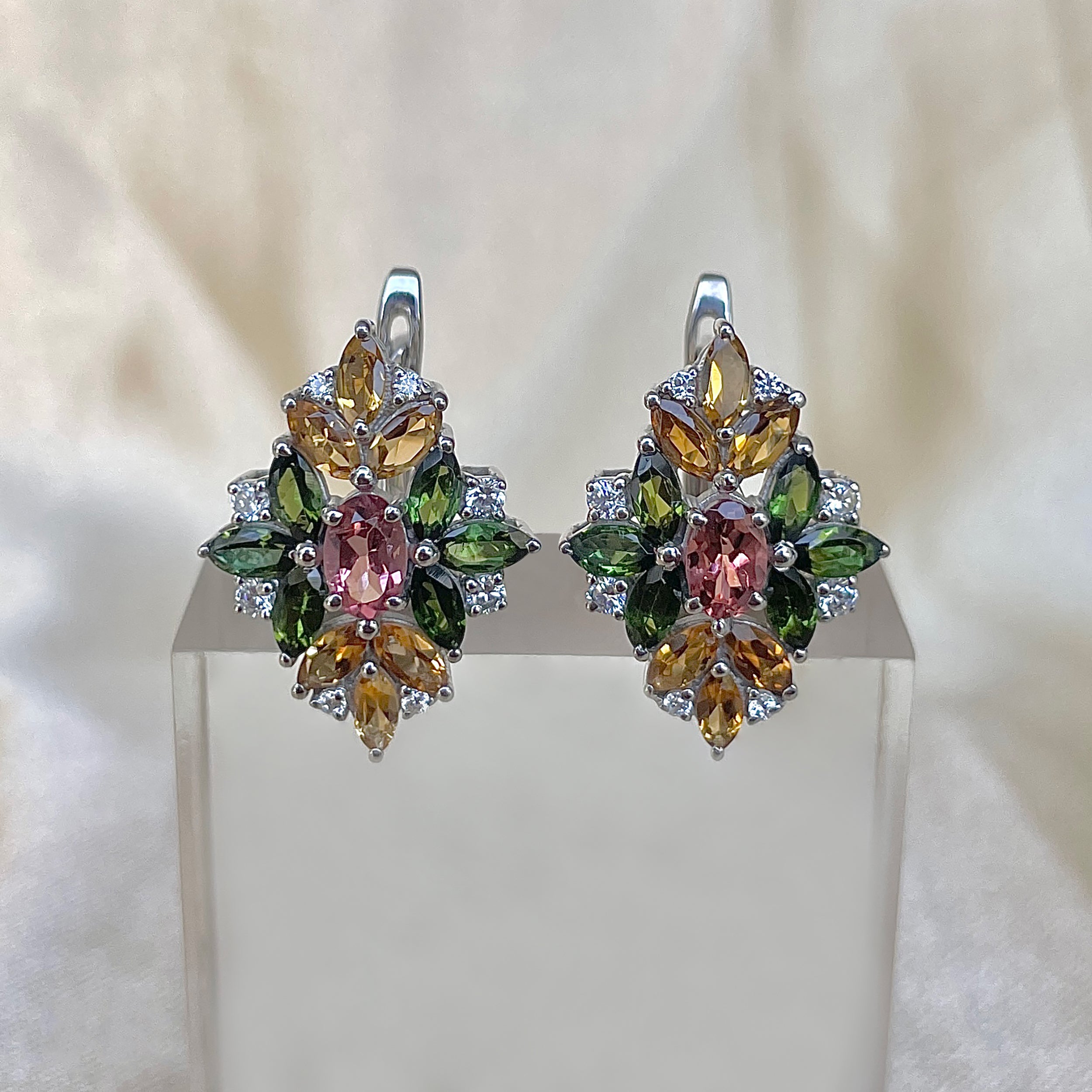 Tourmaline Earring-(TRM-RDE-930.)