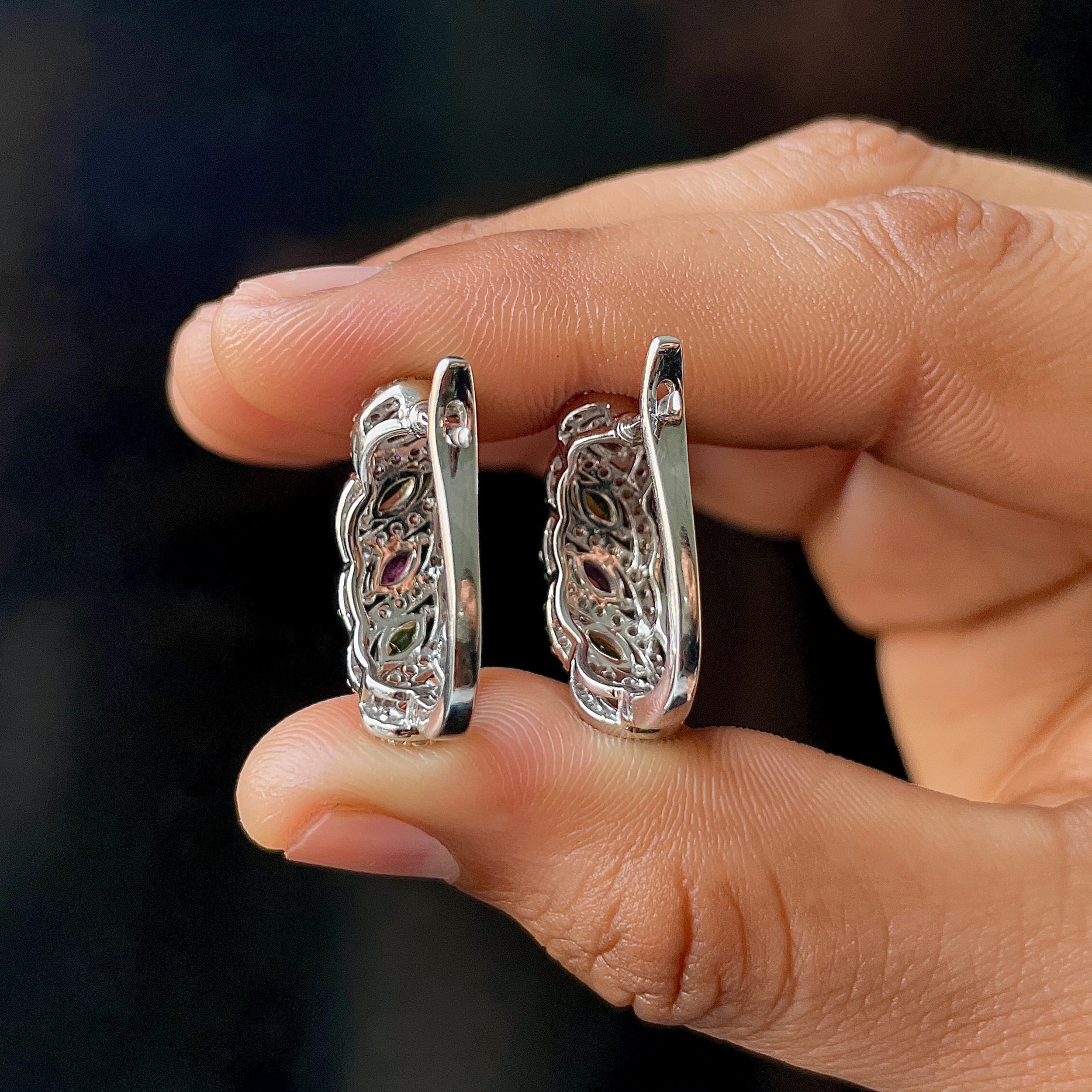 Tourmaline Earring-(TRM-RDE-941.)