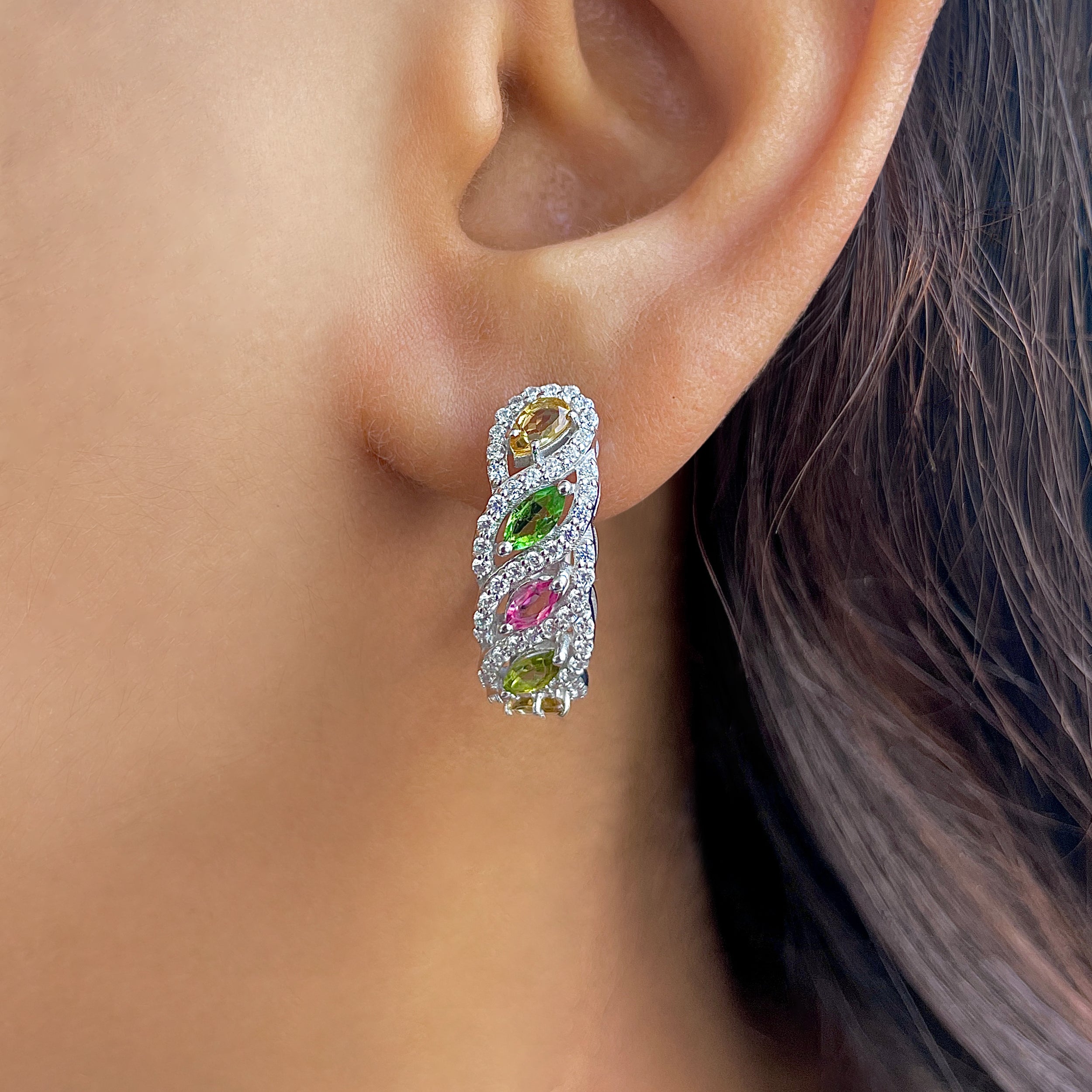 Tourmaline Earring-(TRM-RDE-941.)