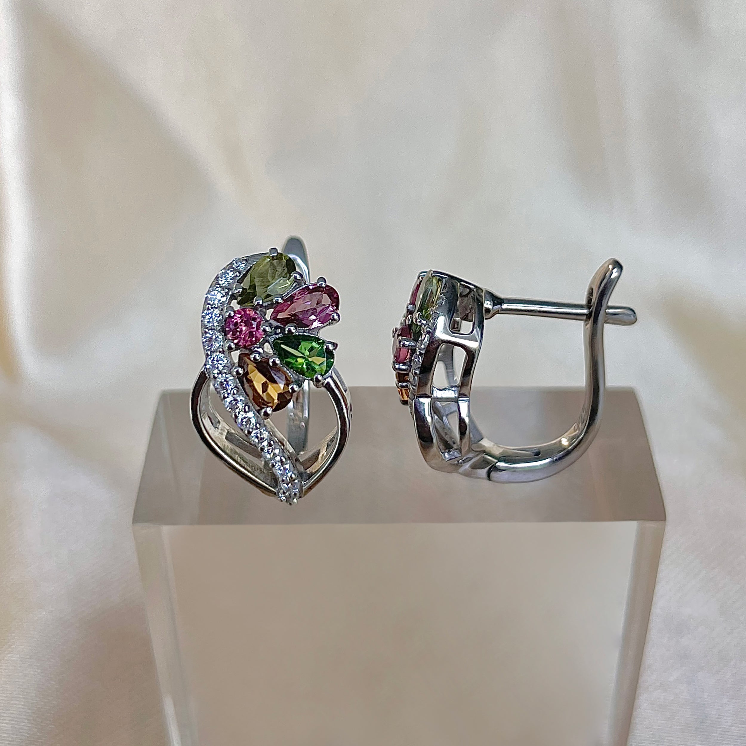 Tourmaline Earring-(TRM-RDE-942.)