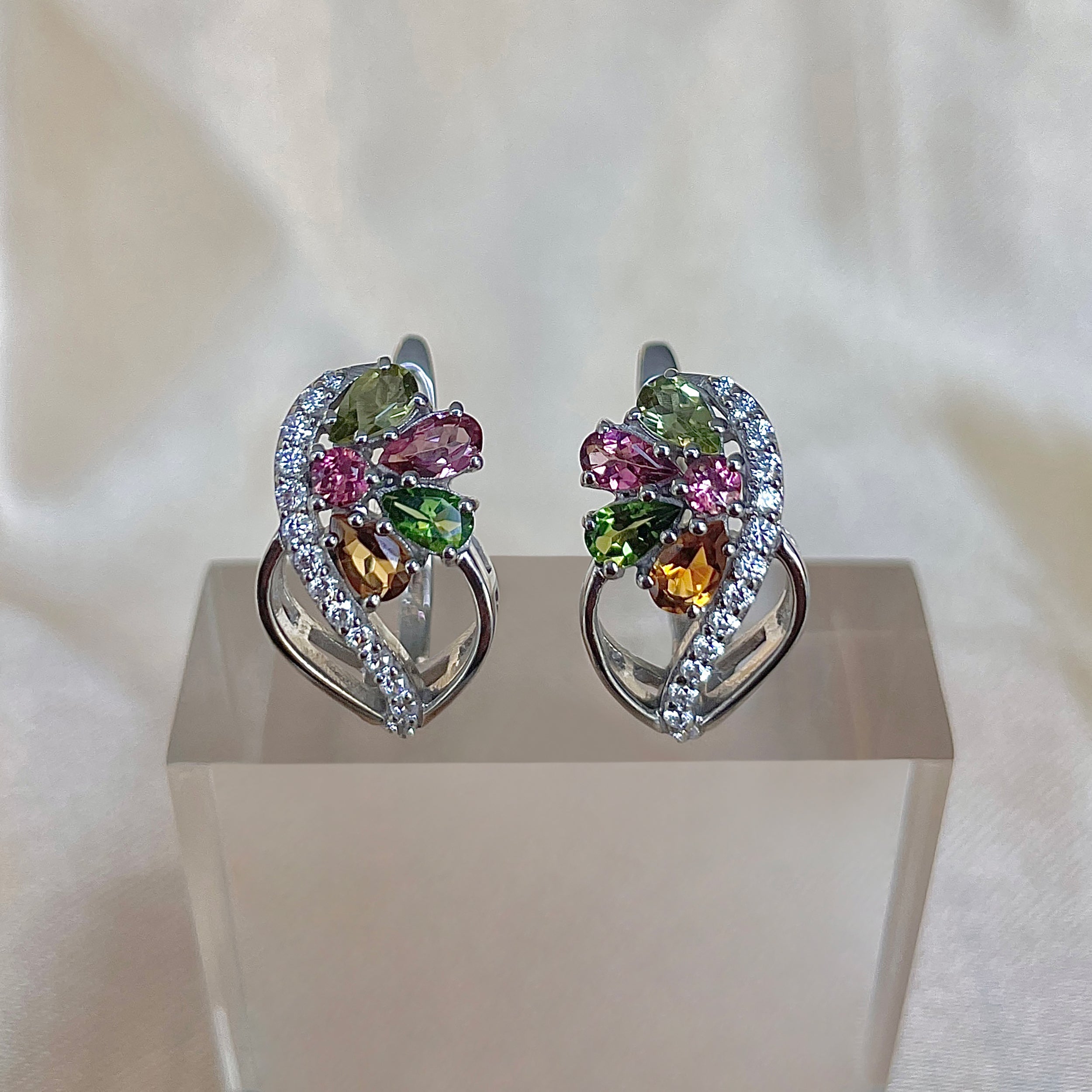 Tourmaline Earring-(TRM-RDE-942.)