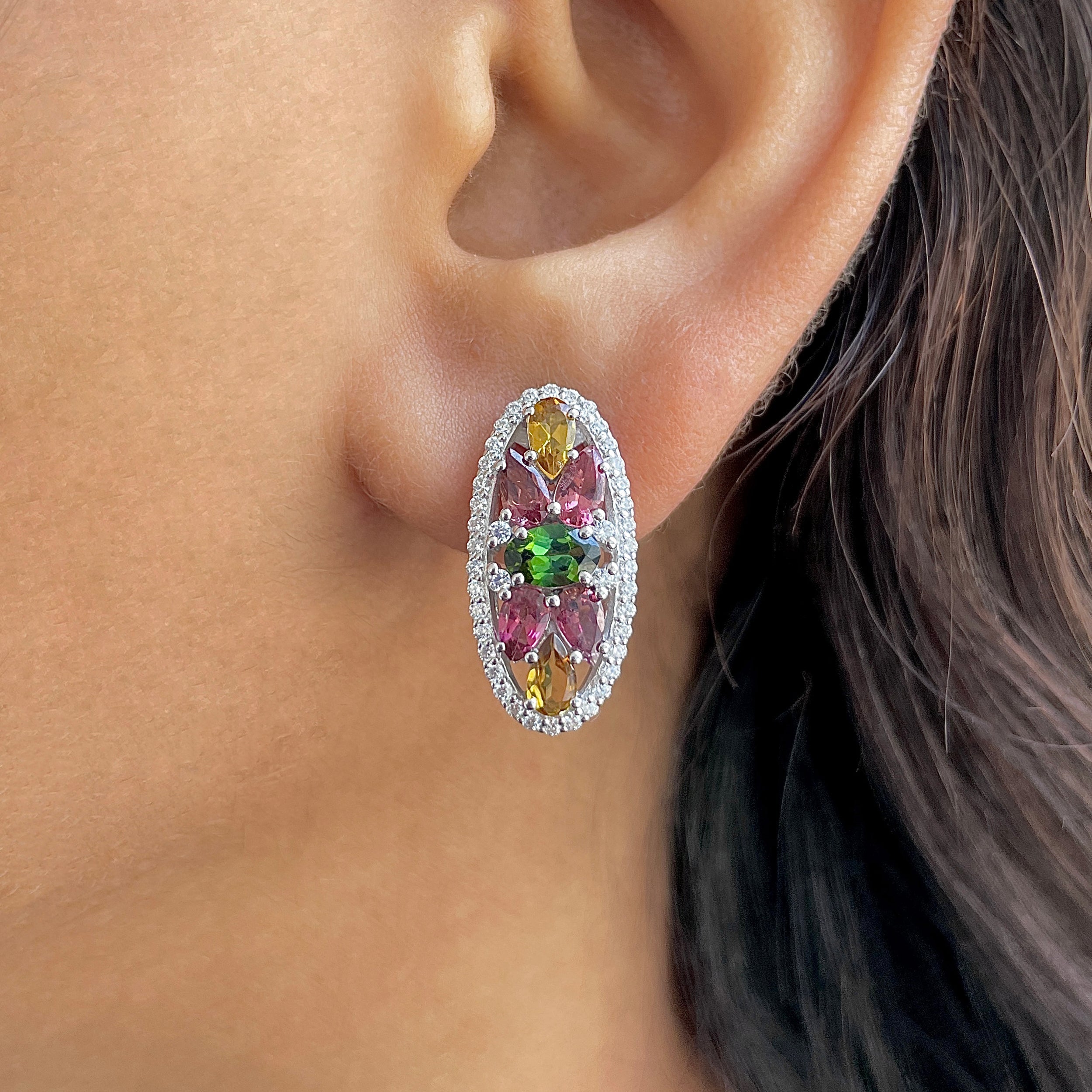 Tourmaline Earring-(TRM-RDE-944.)