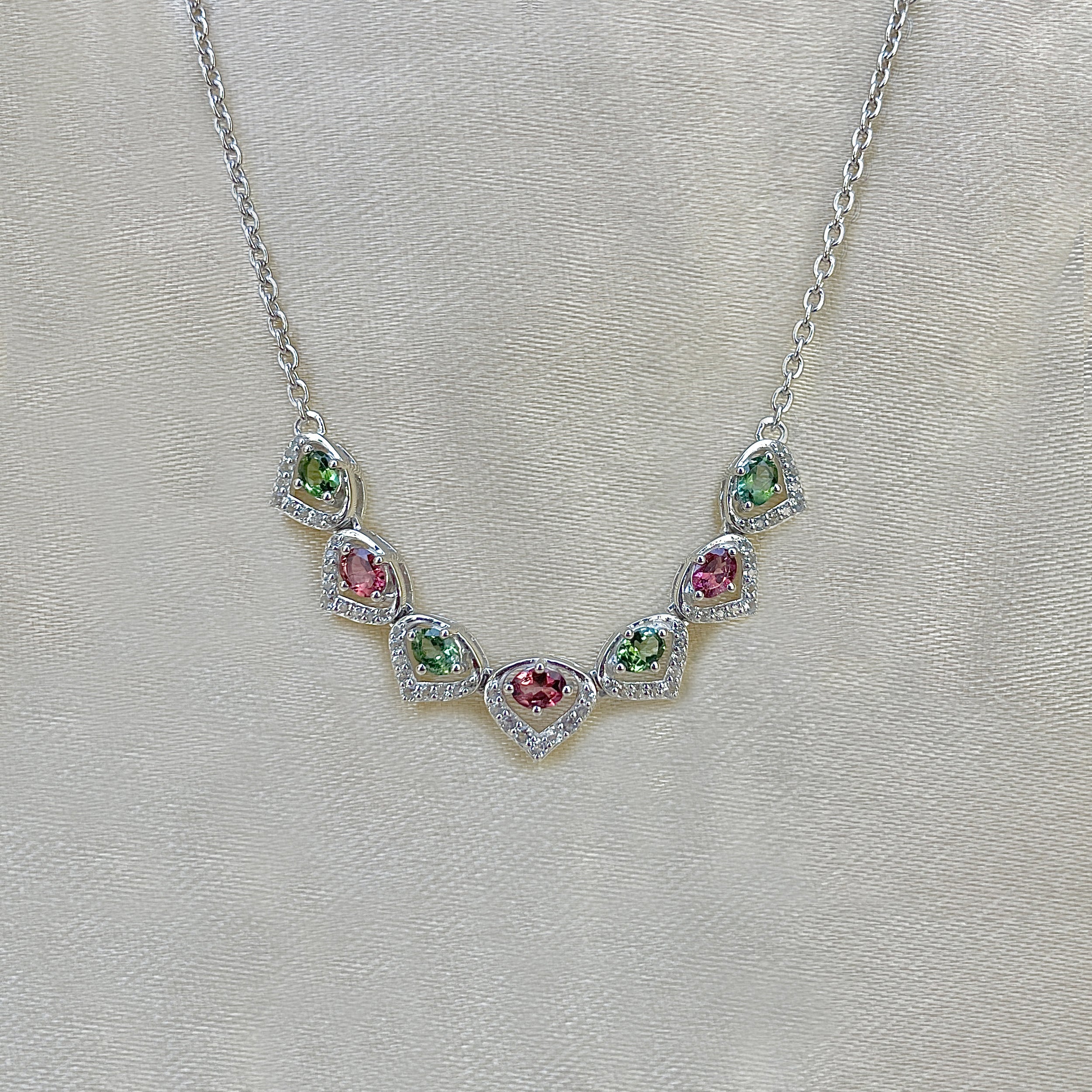 Tourmaline Necklace-(TRM-SN-350.)