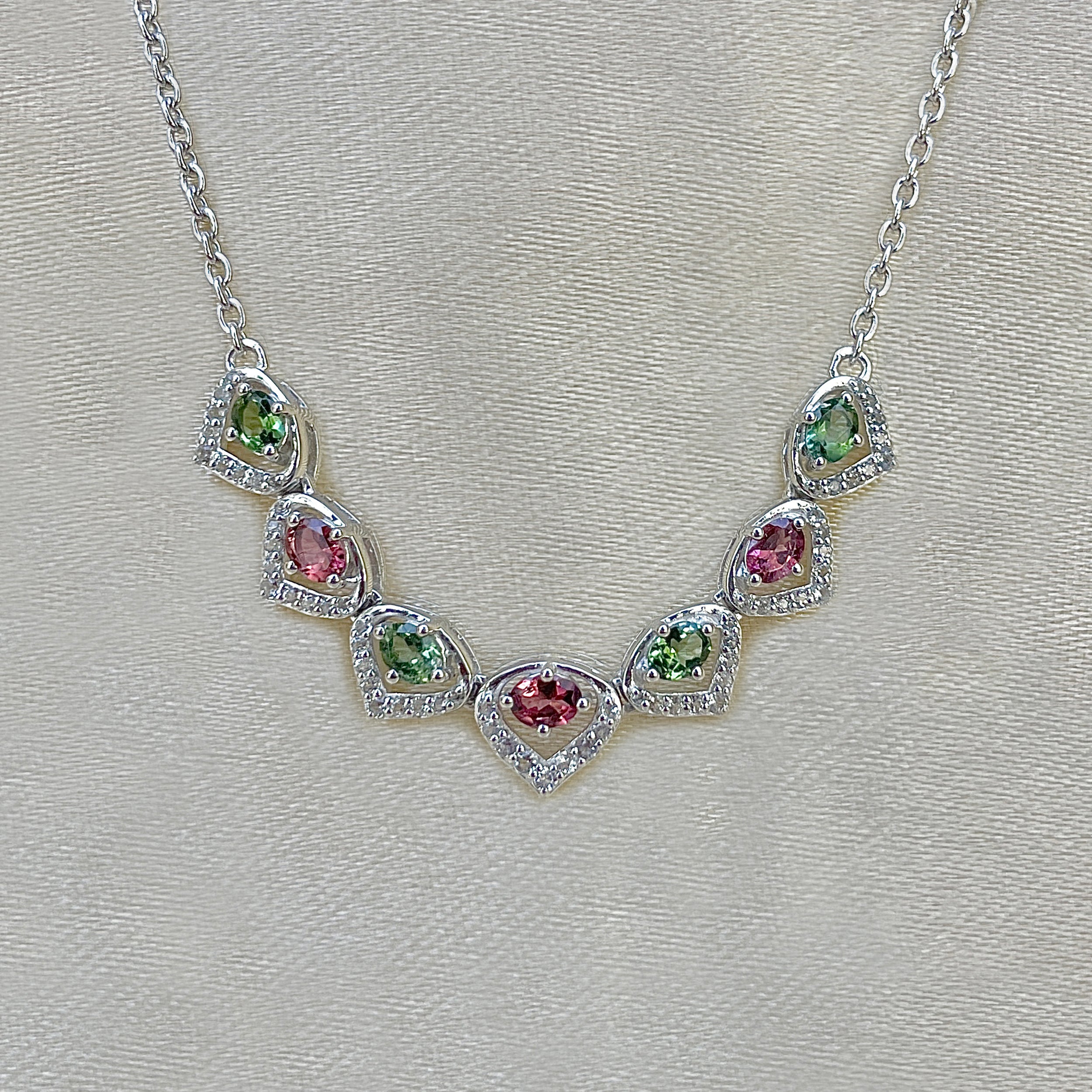 Tourmaline Necklace-(TRM-SN-350.)