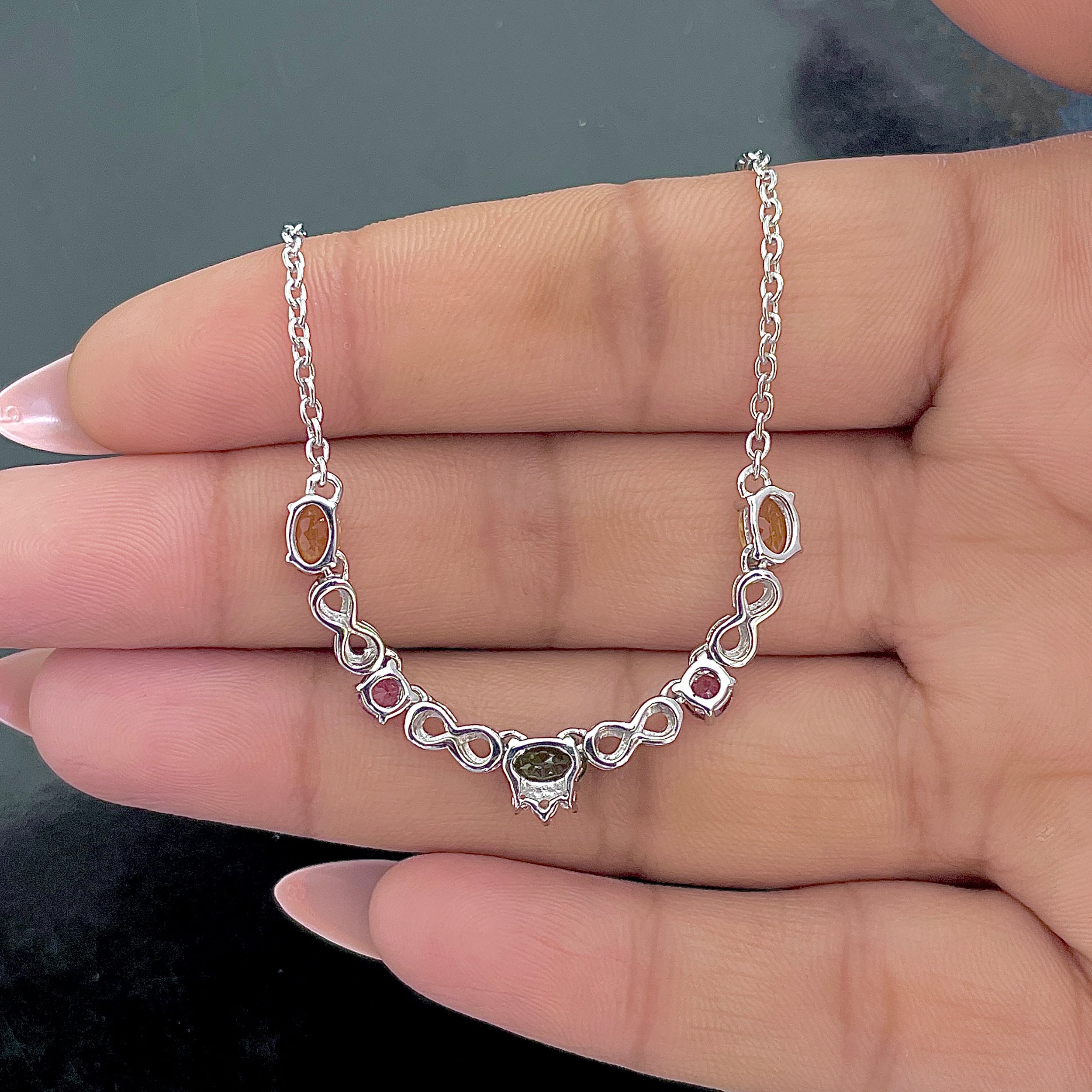 Tourmaline Necklace-(TRM-SN-354.)