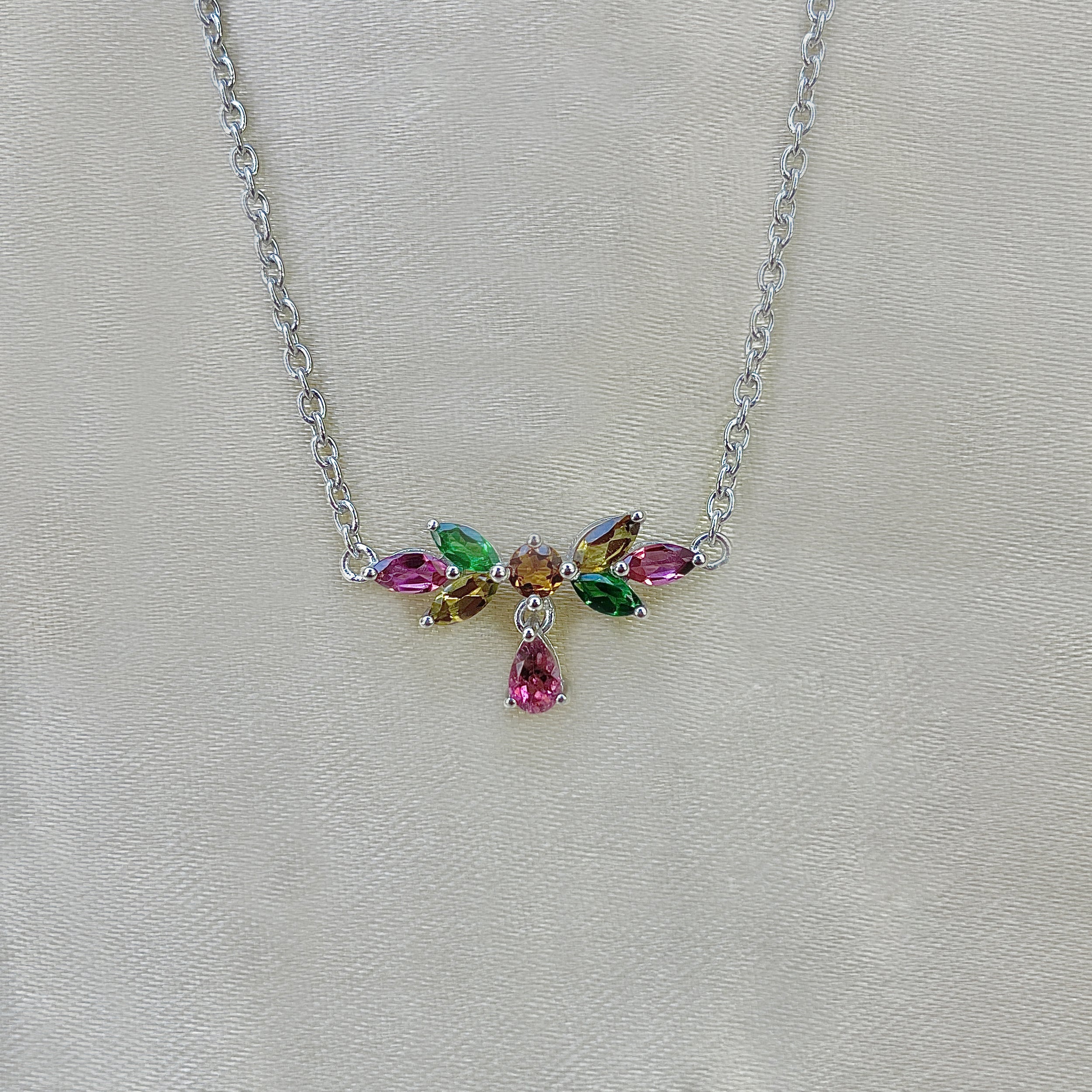 Tourmaline Necklace-(TRM-SN-367.)