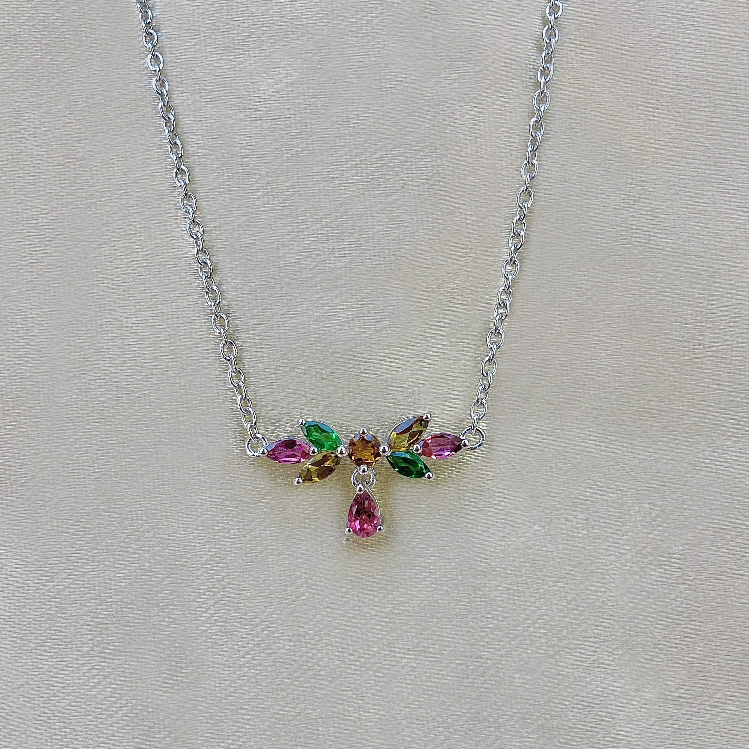 Tourmaline Necklace-(TRM-SN-367.)