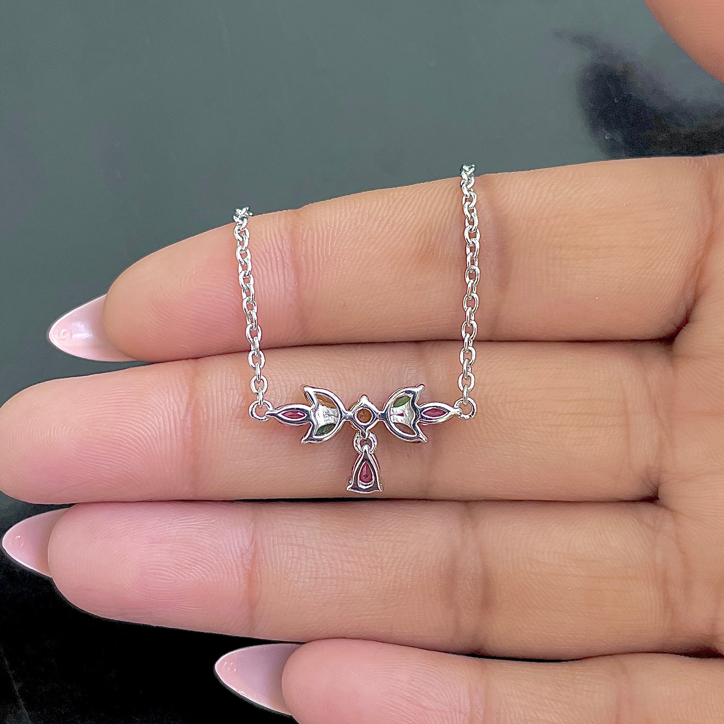 Tourmaline Necklace-(TRM-SN-367.)