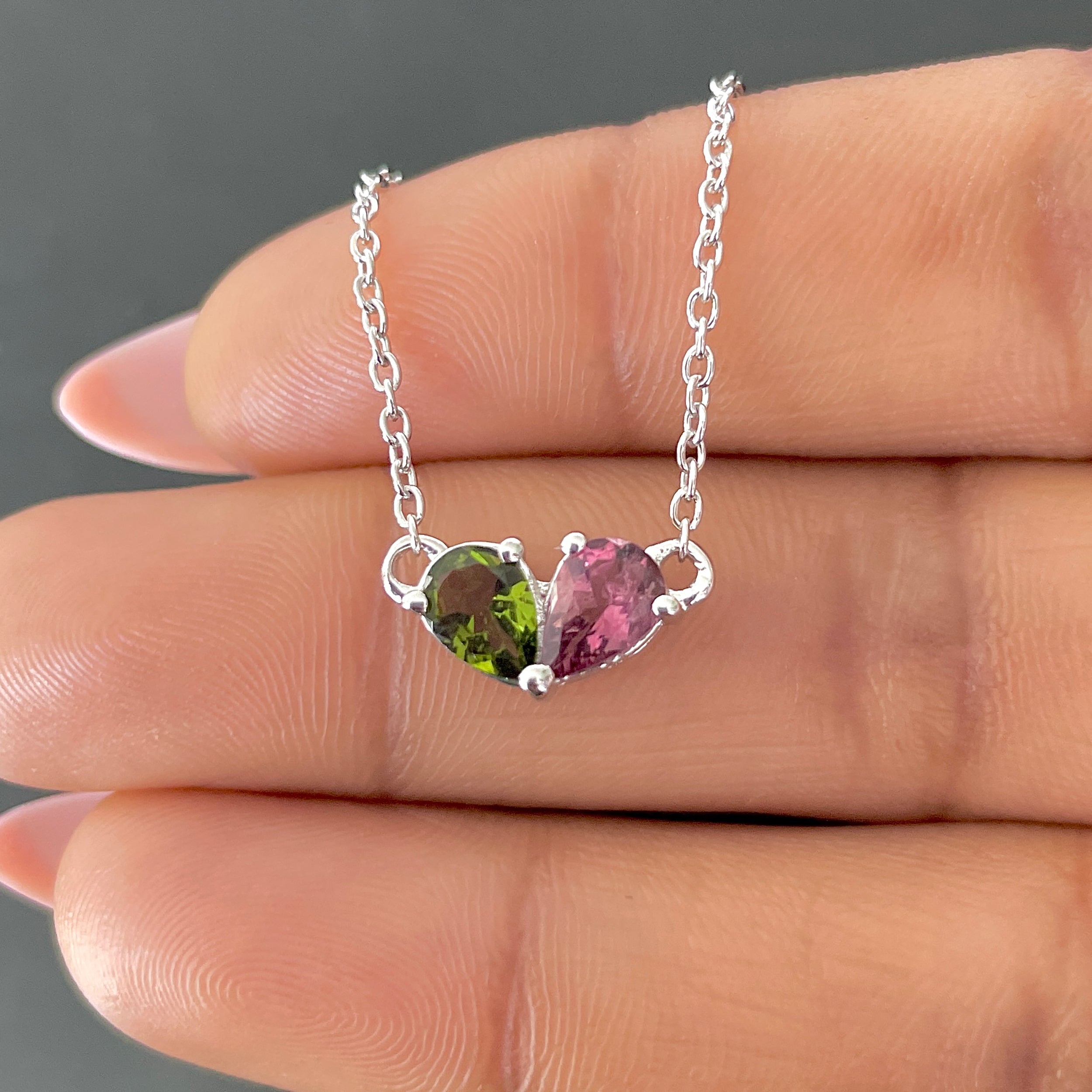 Tourmaline Necklace-(TRM-SN-584.)
