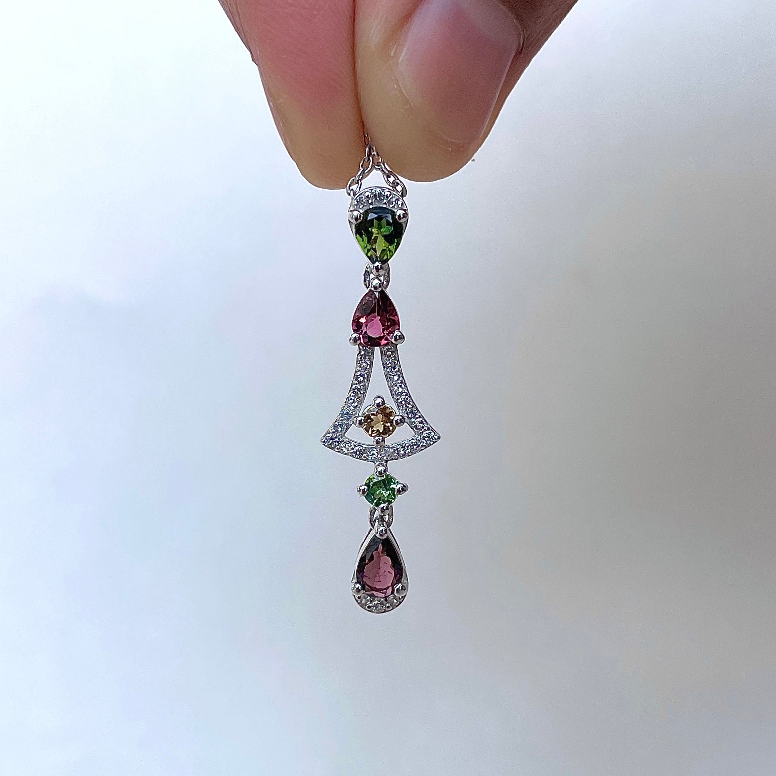 Tourmaline Pendant-(TRM-SN-327P.)