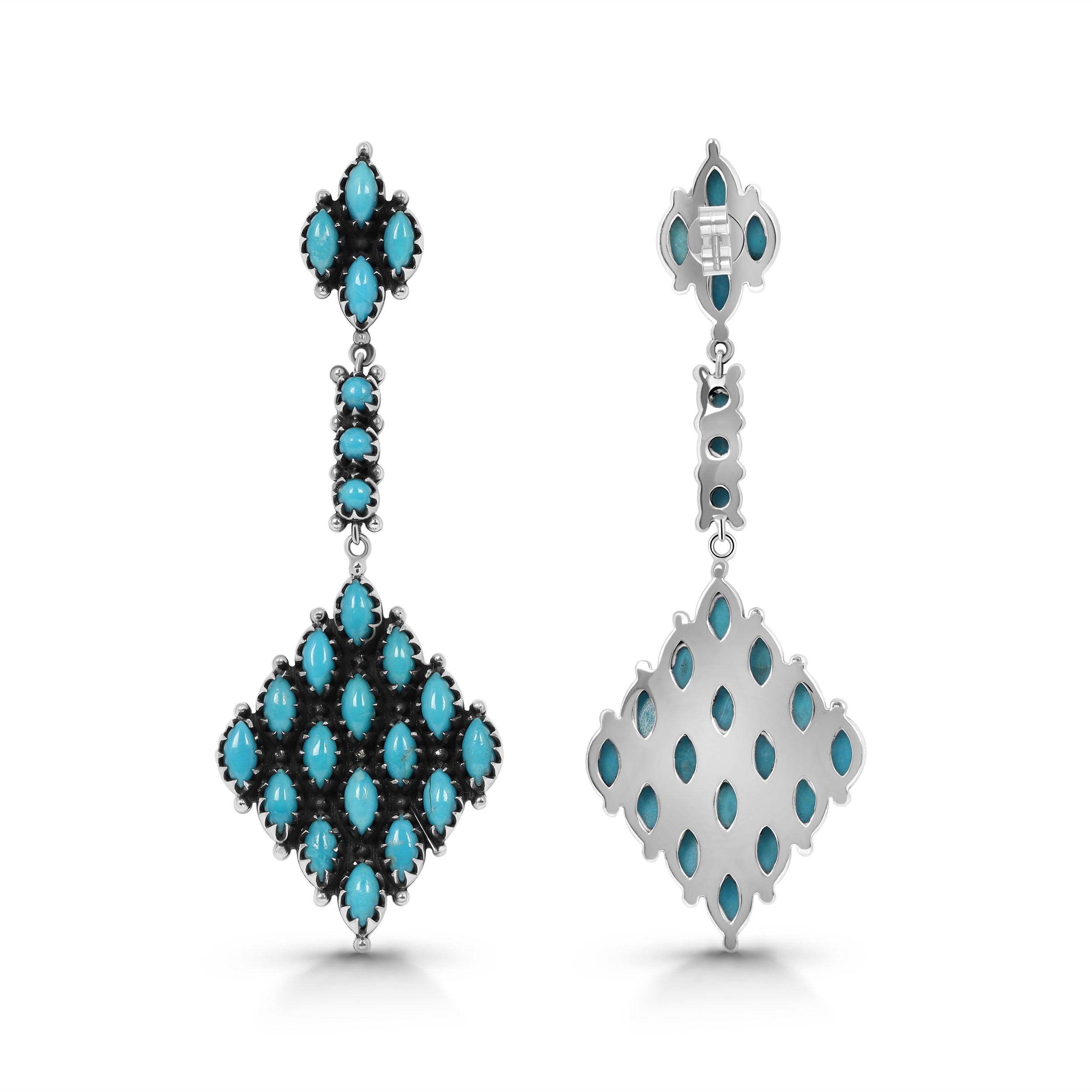 Turquoise Earring-(TRQ-SE-748.)