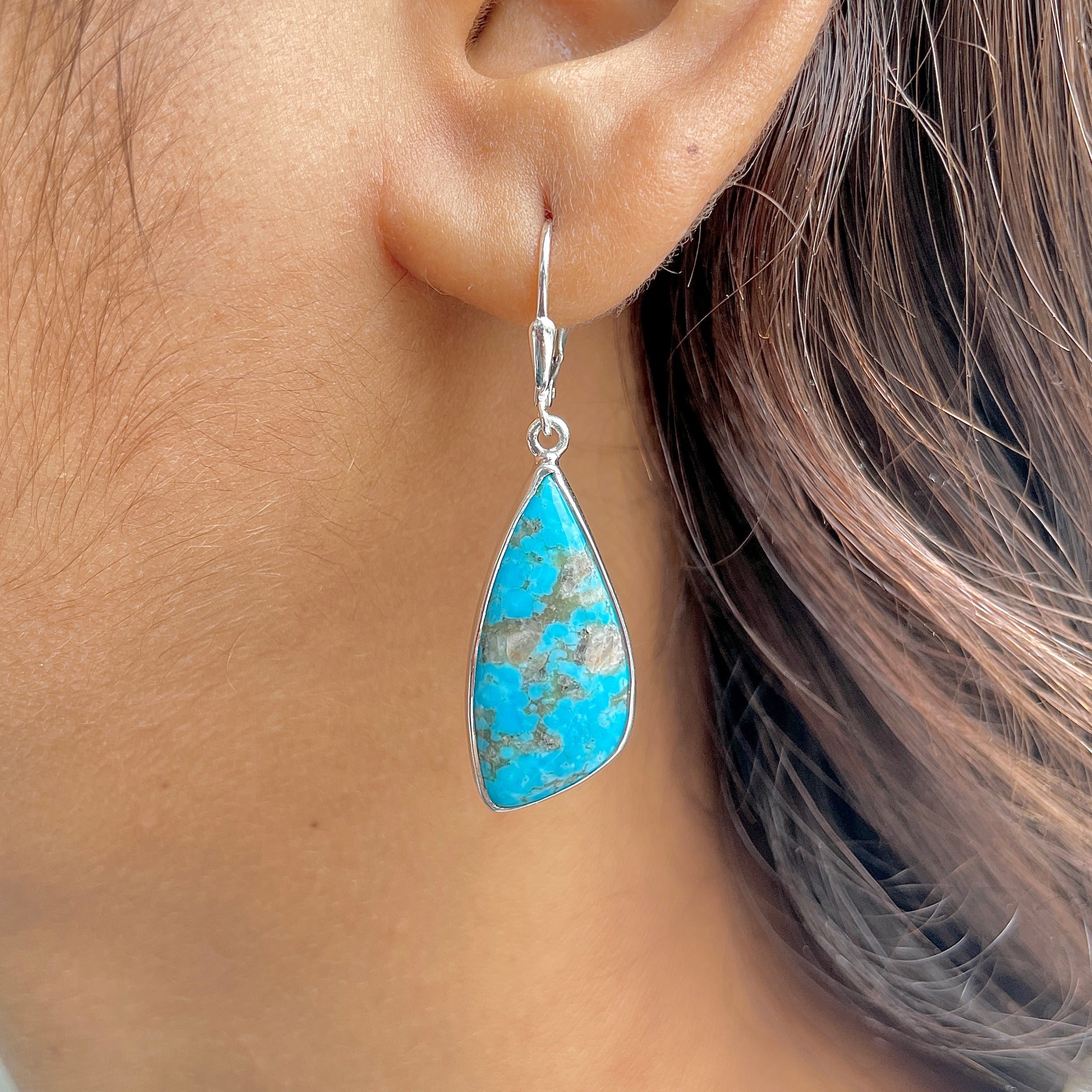 Turquoise Earring-(TRQ-E-42.)