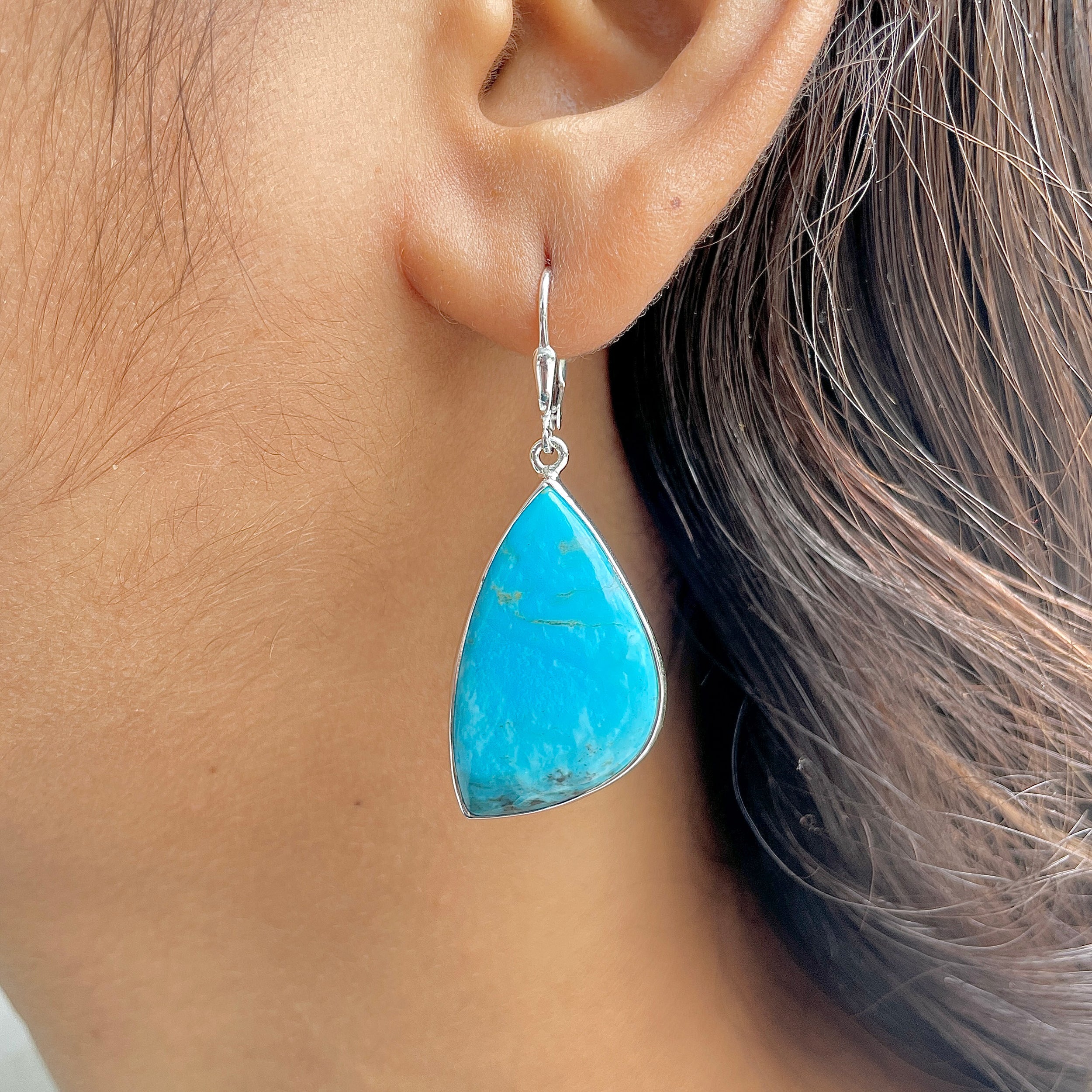 Turquoise Earring-(TRQ-E-48.)