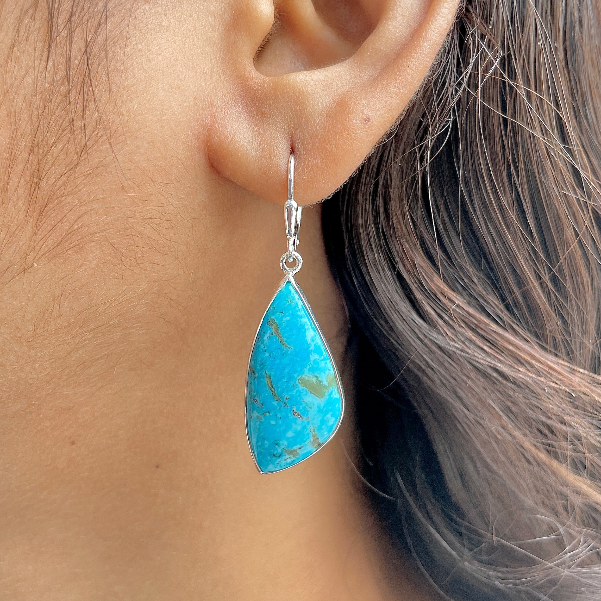 Turquoise Earring-(TRQ-E-49.)