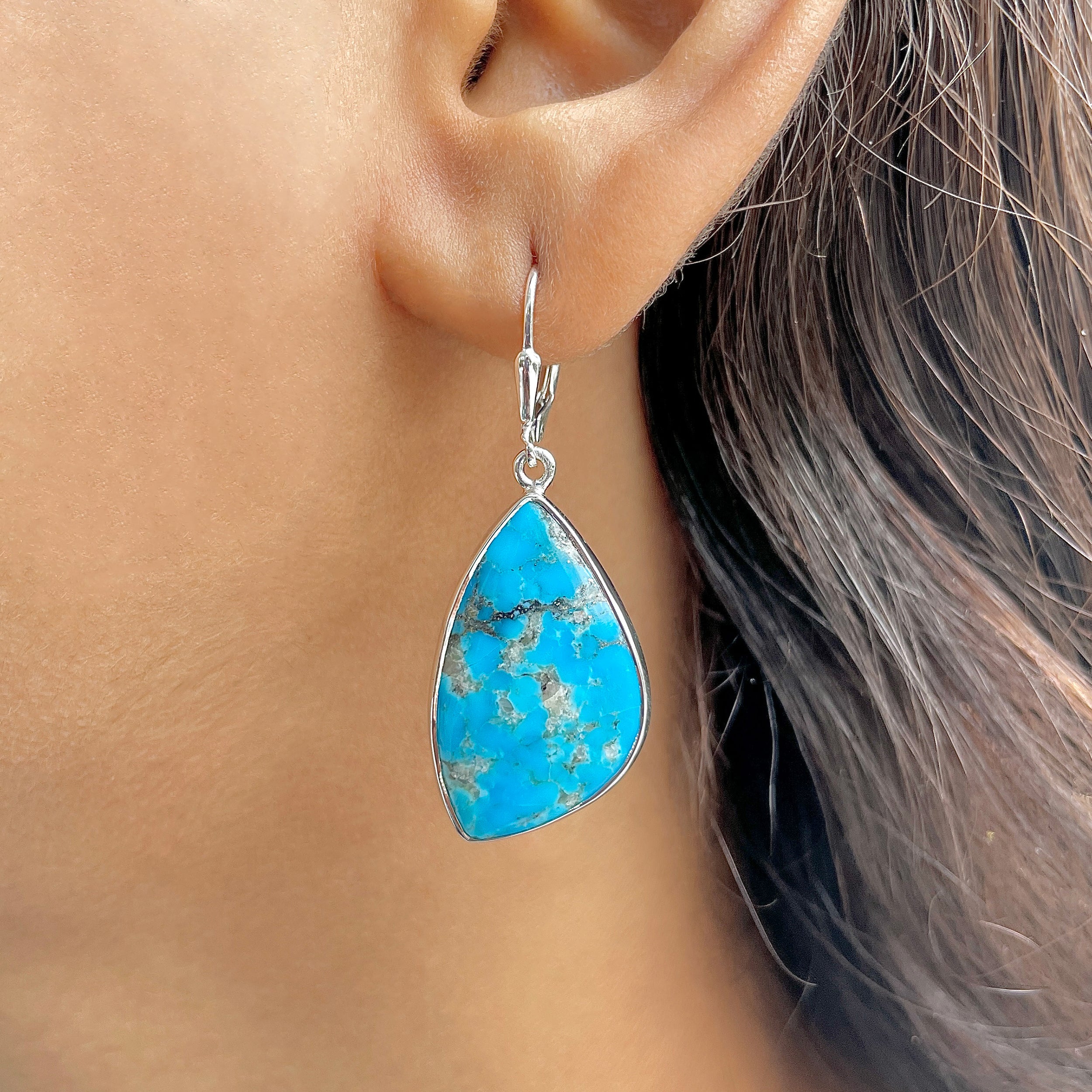 Turquoise Earring-(TRQ-E-62.)